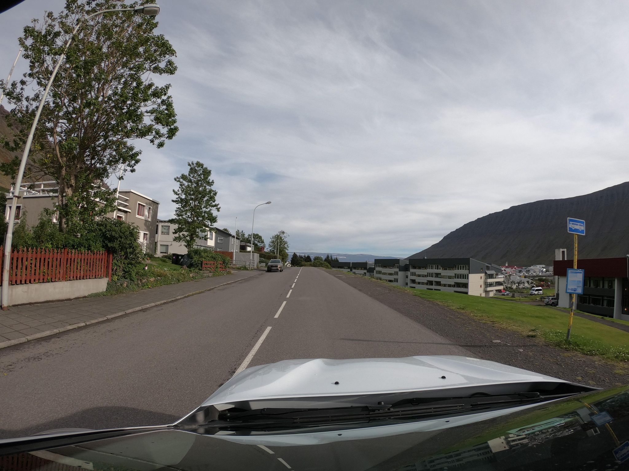 Street view of Ísafjörður
