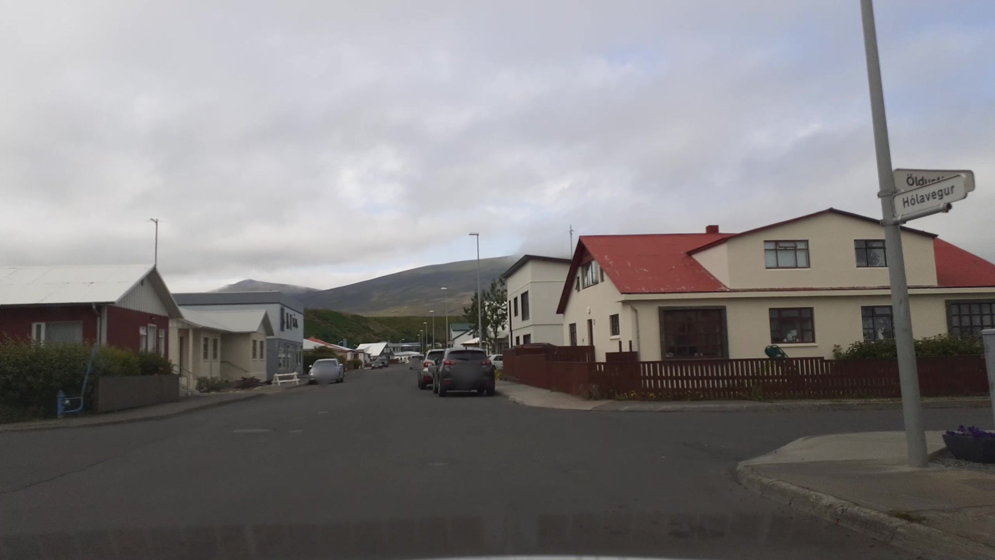 Street view of Sauðárkrókur