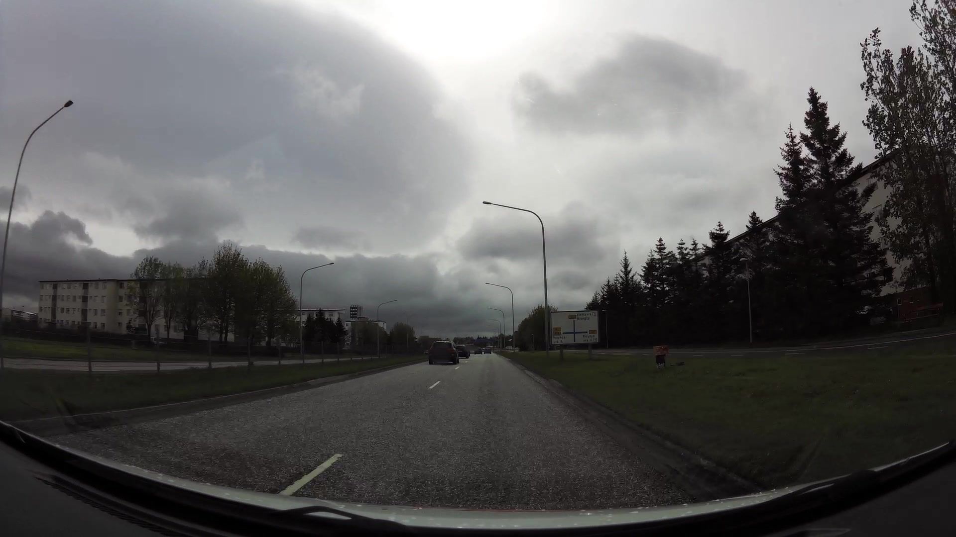 Street view of Reykjavík