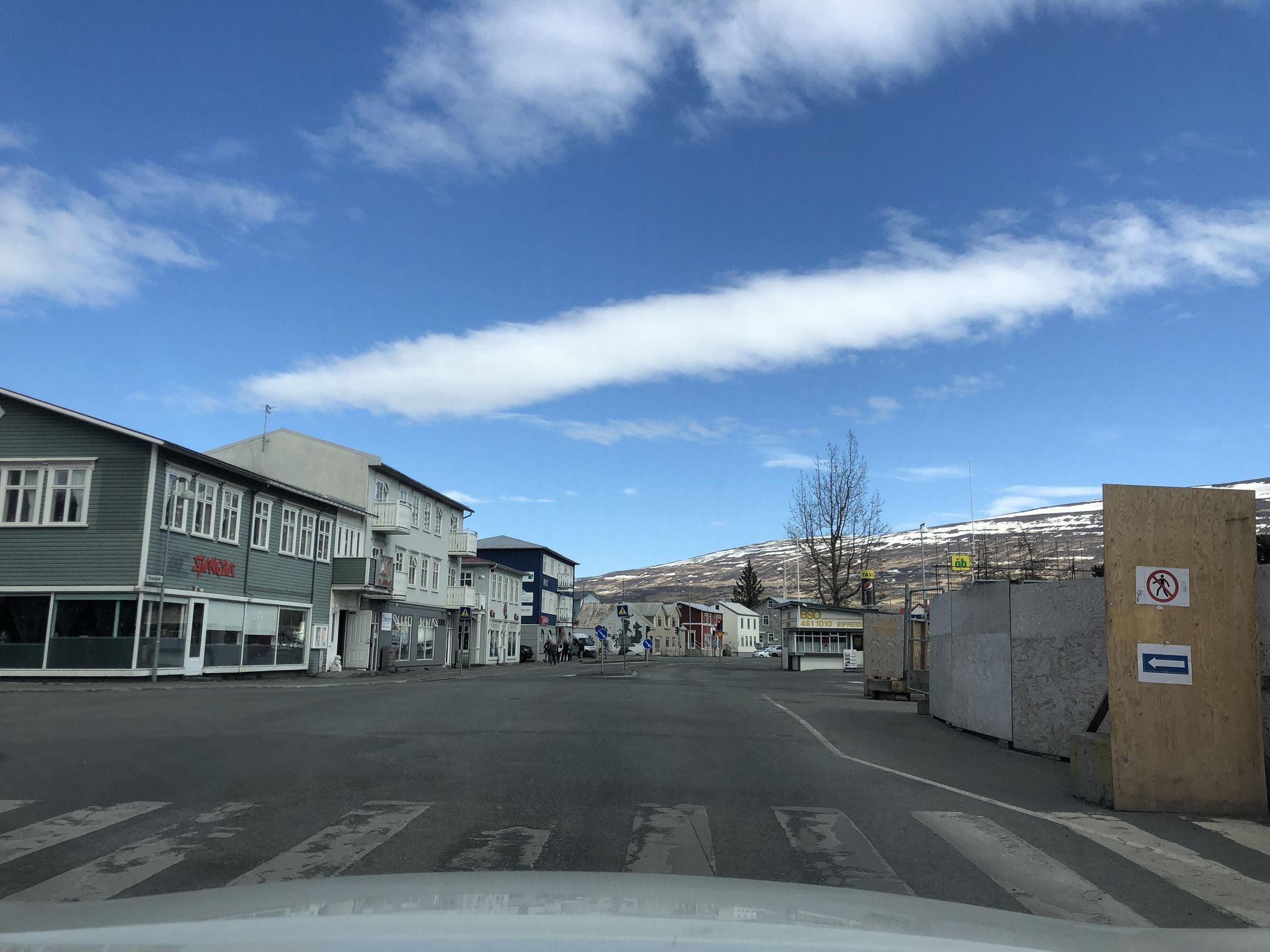 Street view of Akureyri