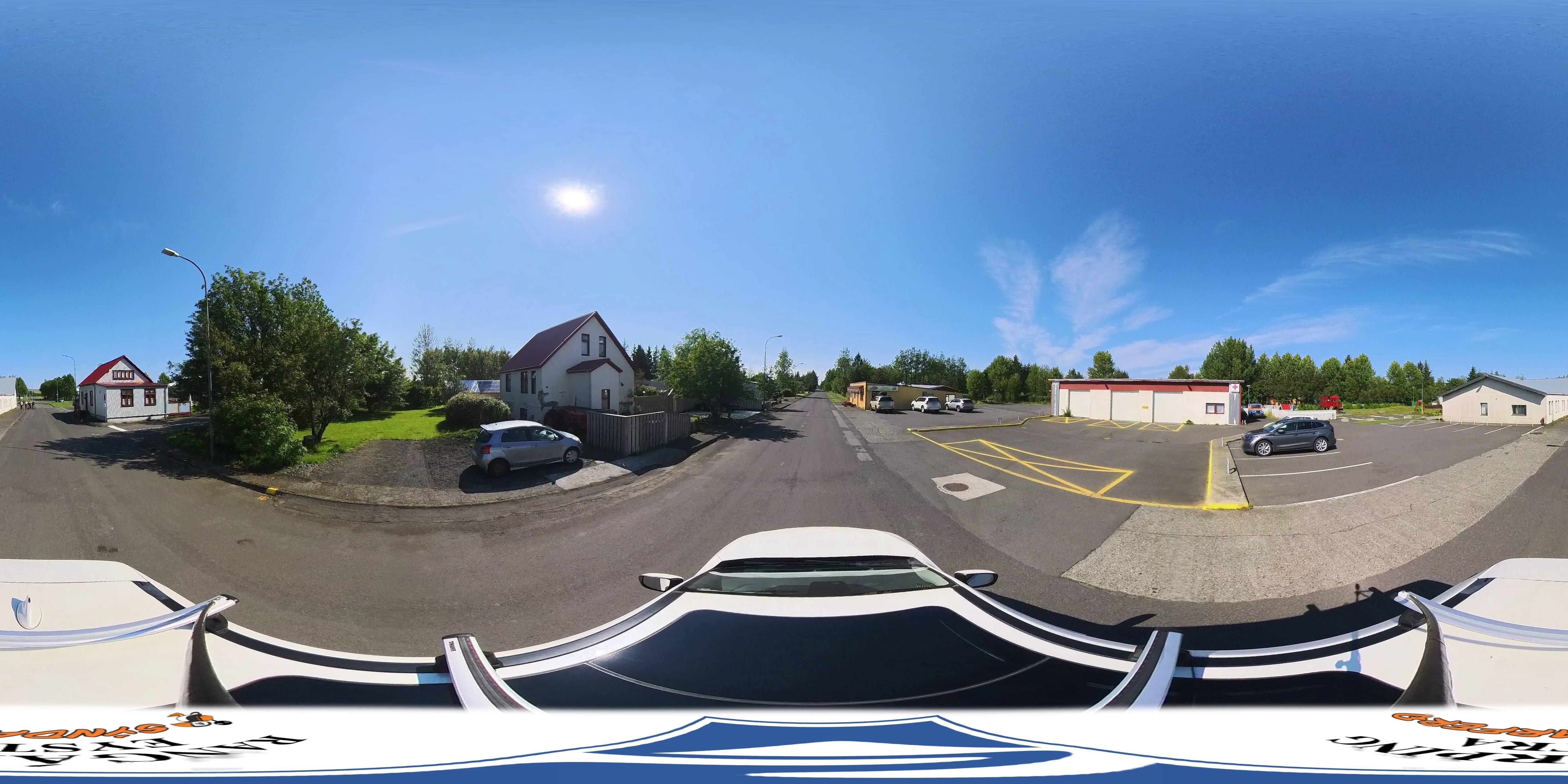 Street view of Hvolsvöllur