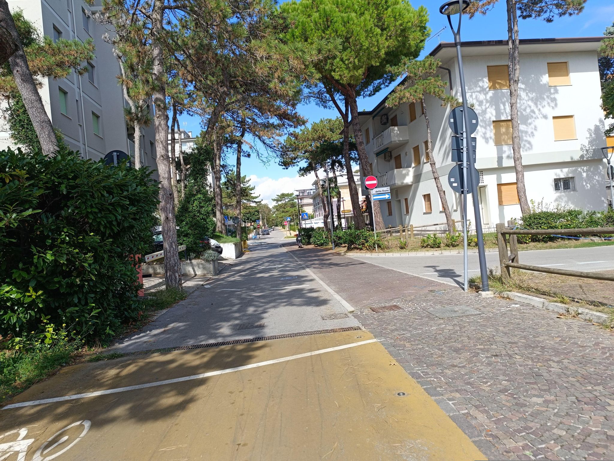 Street view of Lignano Sabbiadoro