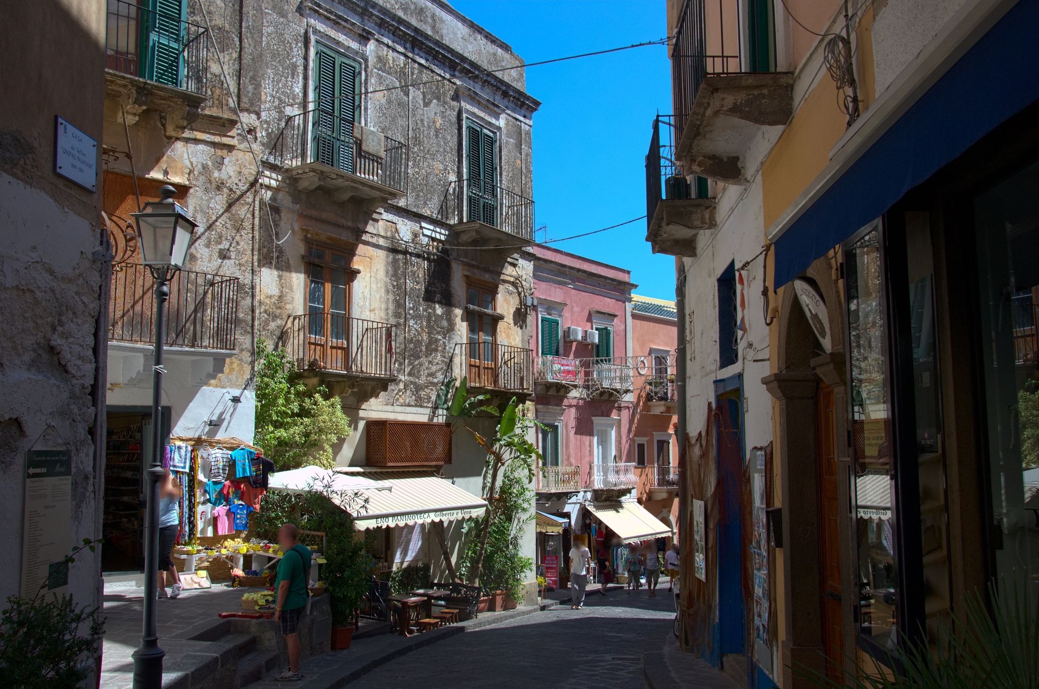 Street view of Lipari
