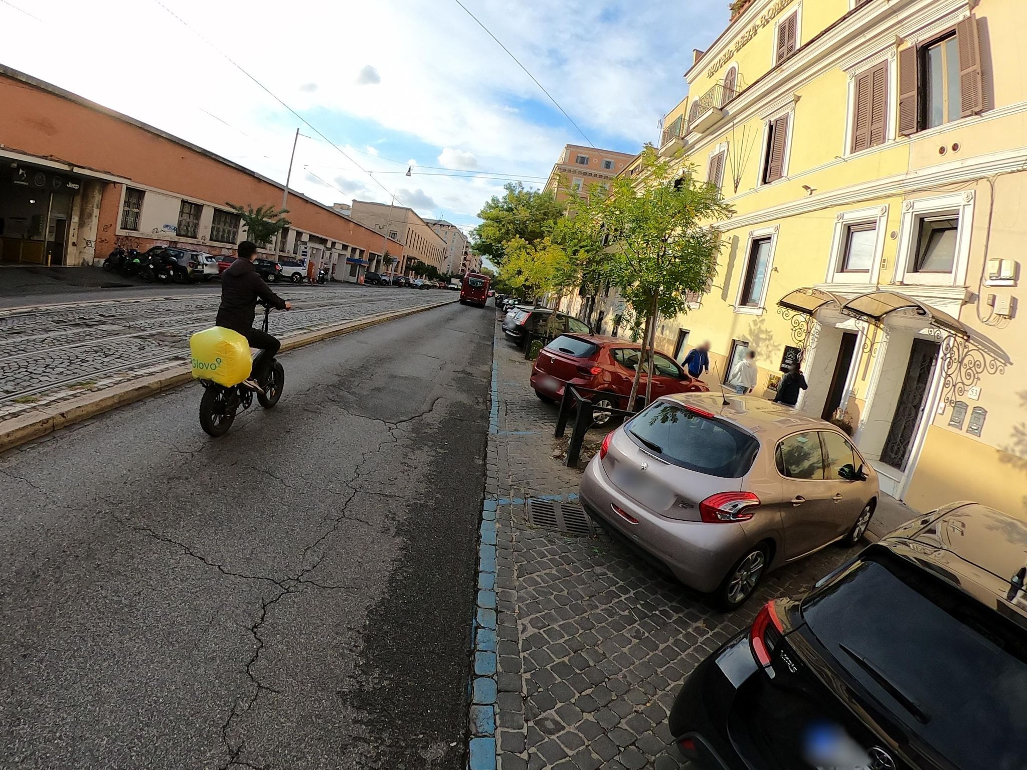 Street view of Rome