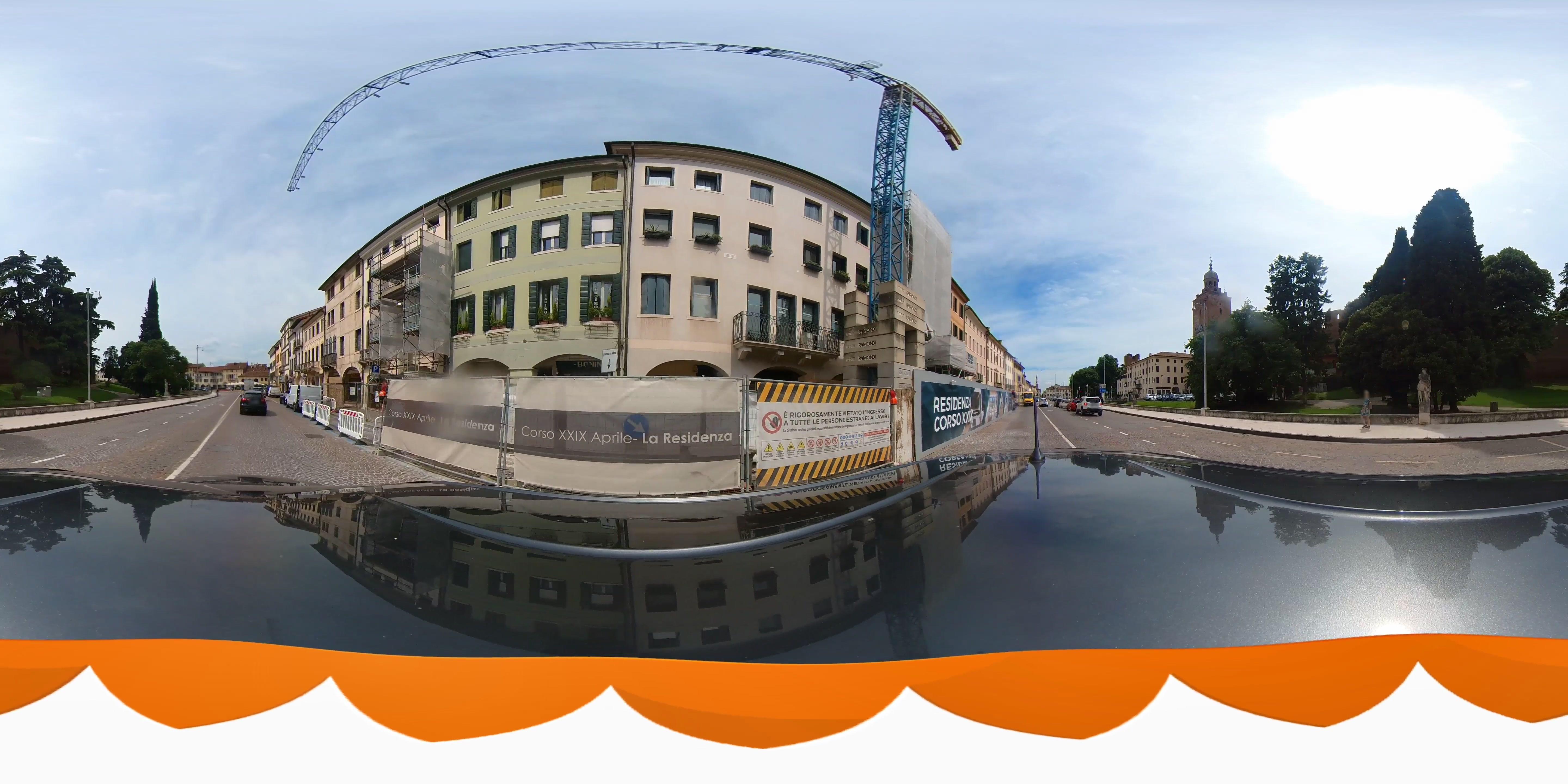 Street view of Castelfranco Veneto