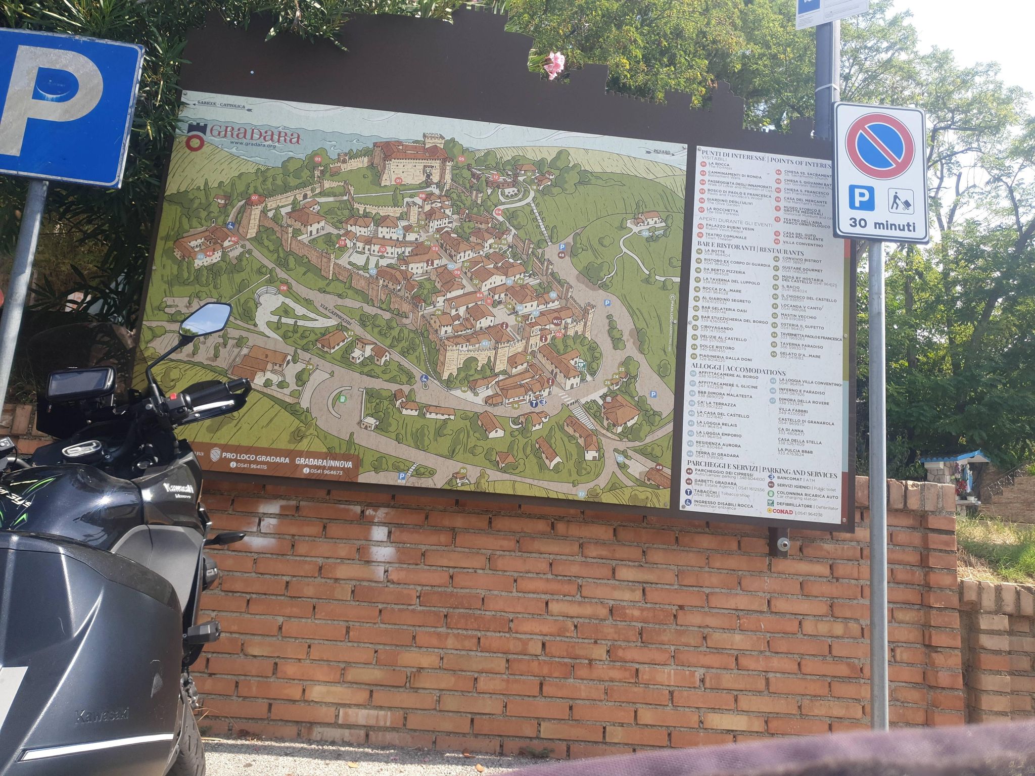 Street view of Gradara