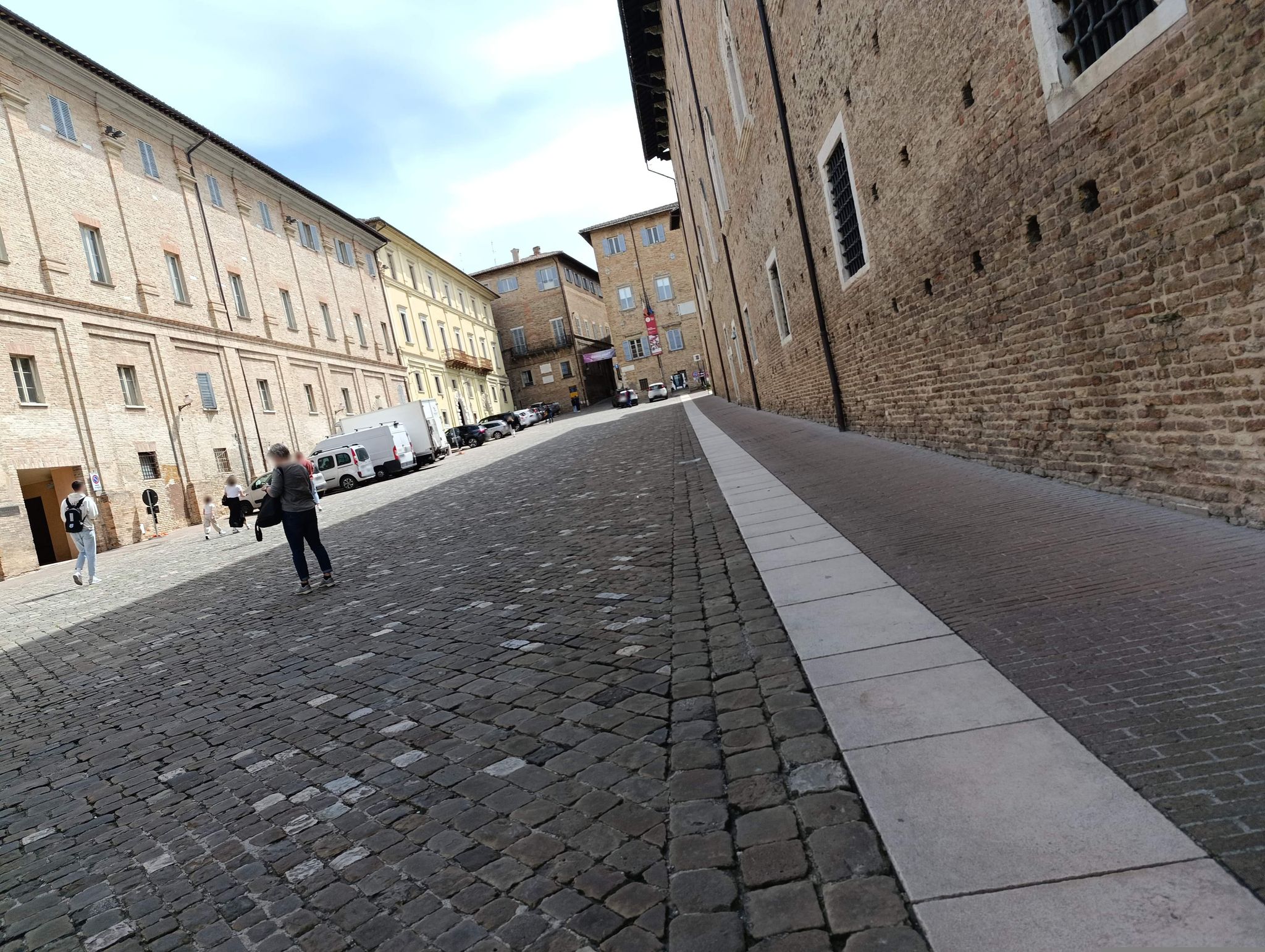 Street view of Urbino