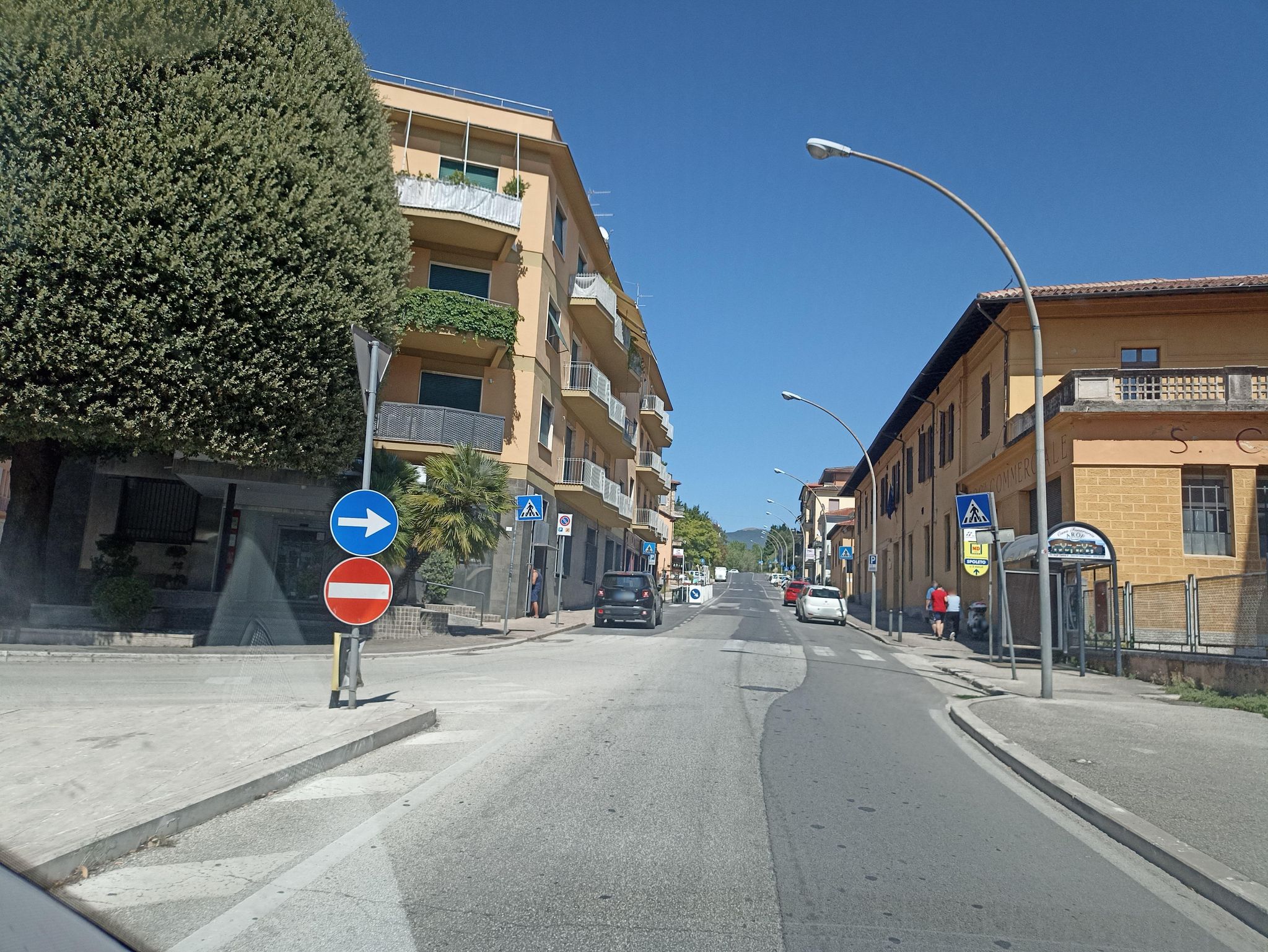 Street view of Spoleto