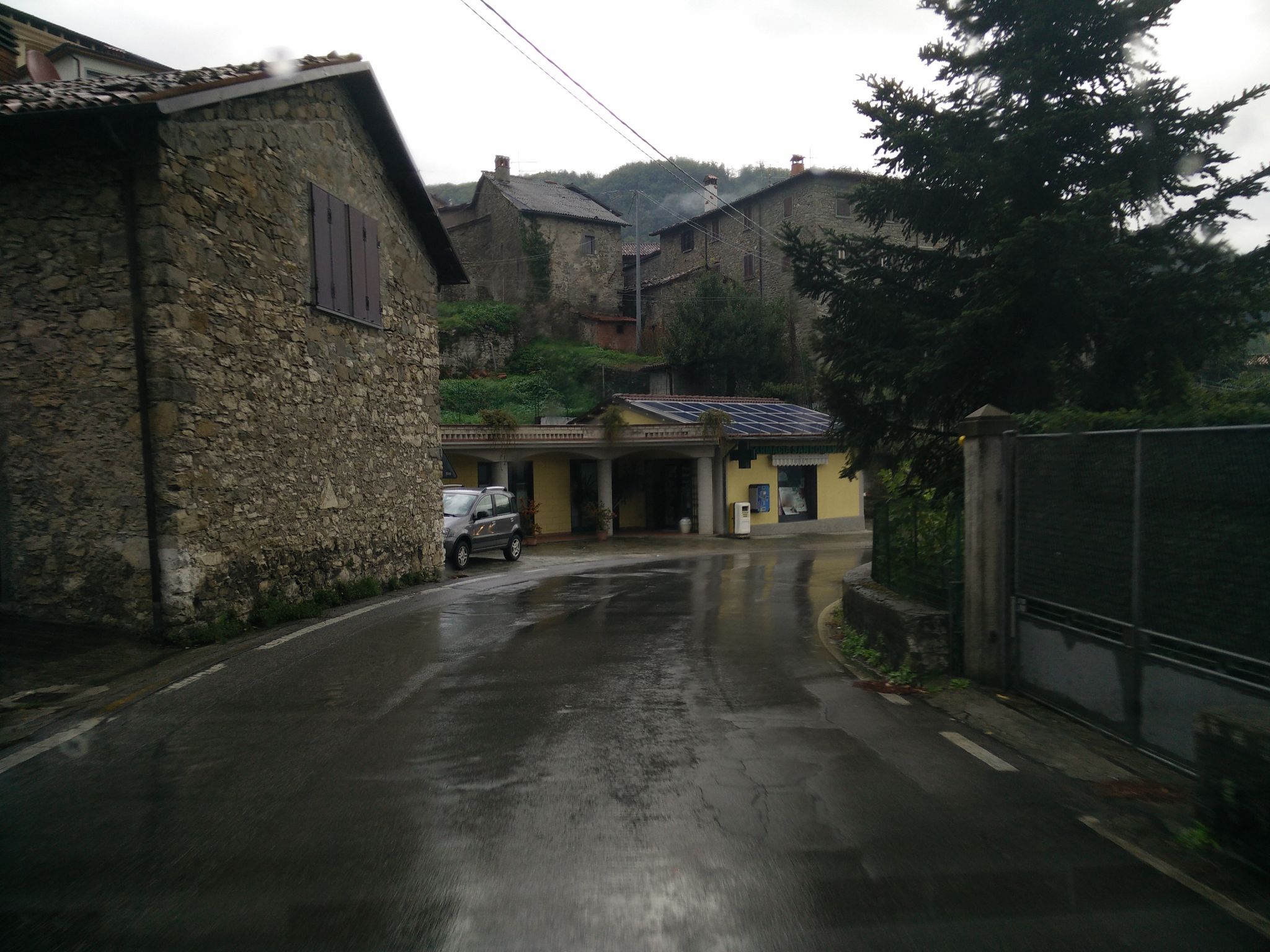 Street view of San Romano in Garfagnana
