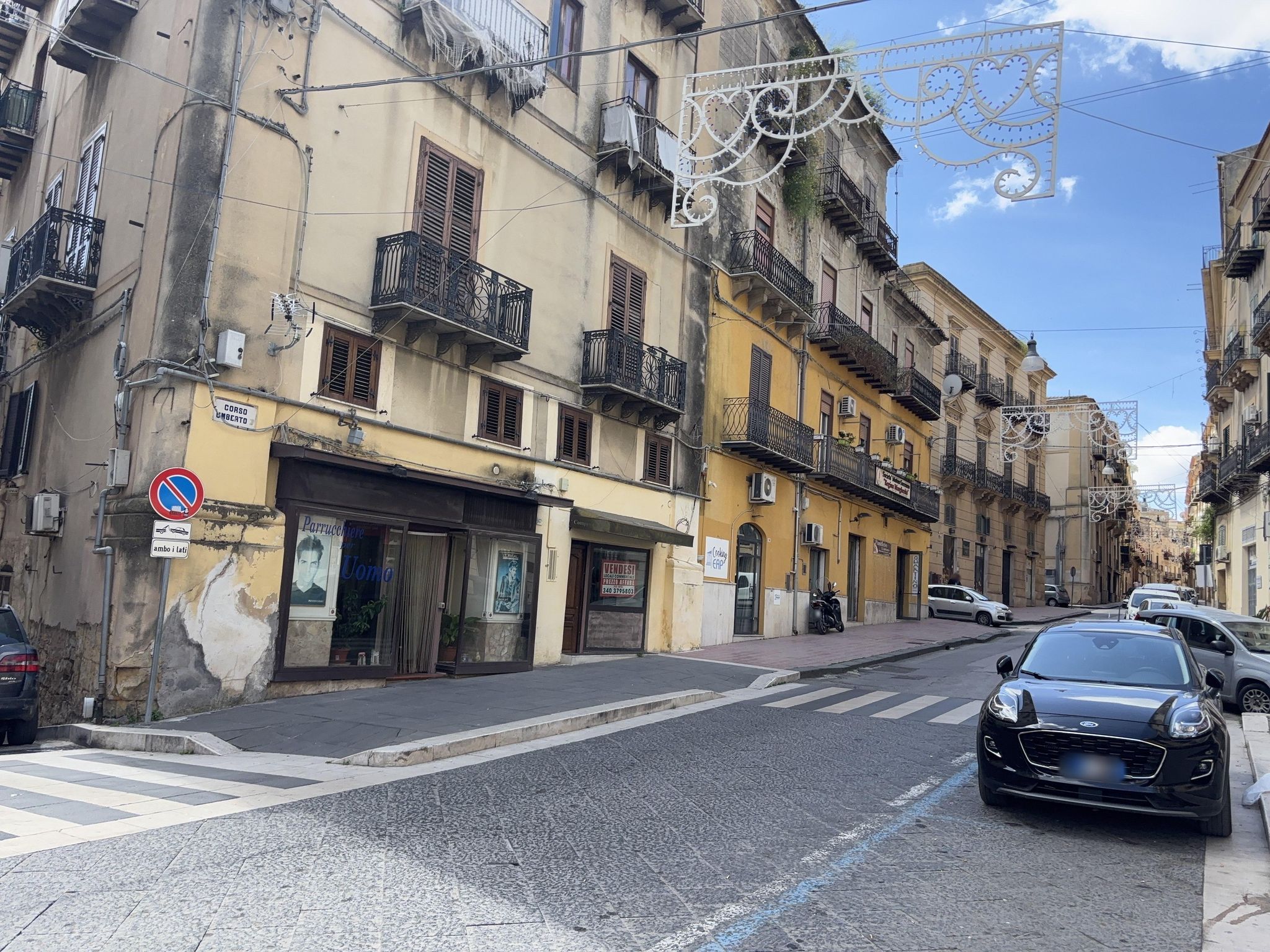 Street view of Caltanissetta