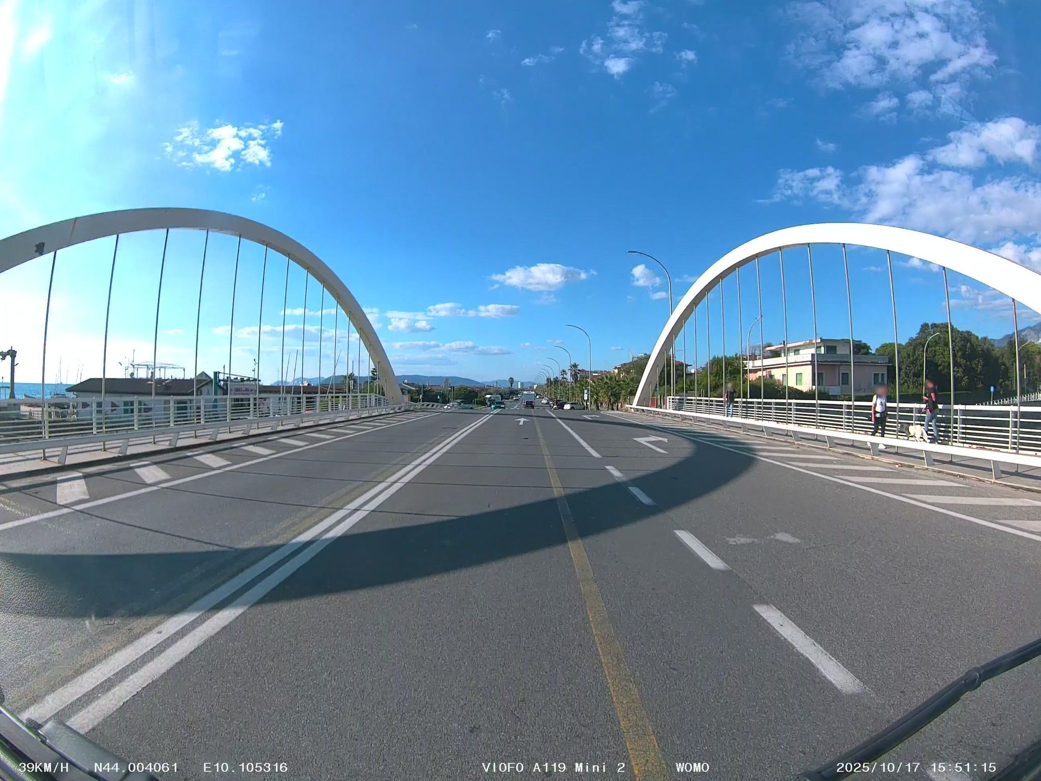 Street view of Marina di Massa