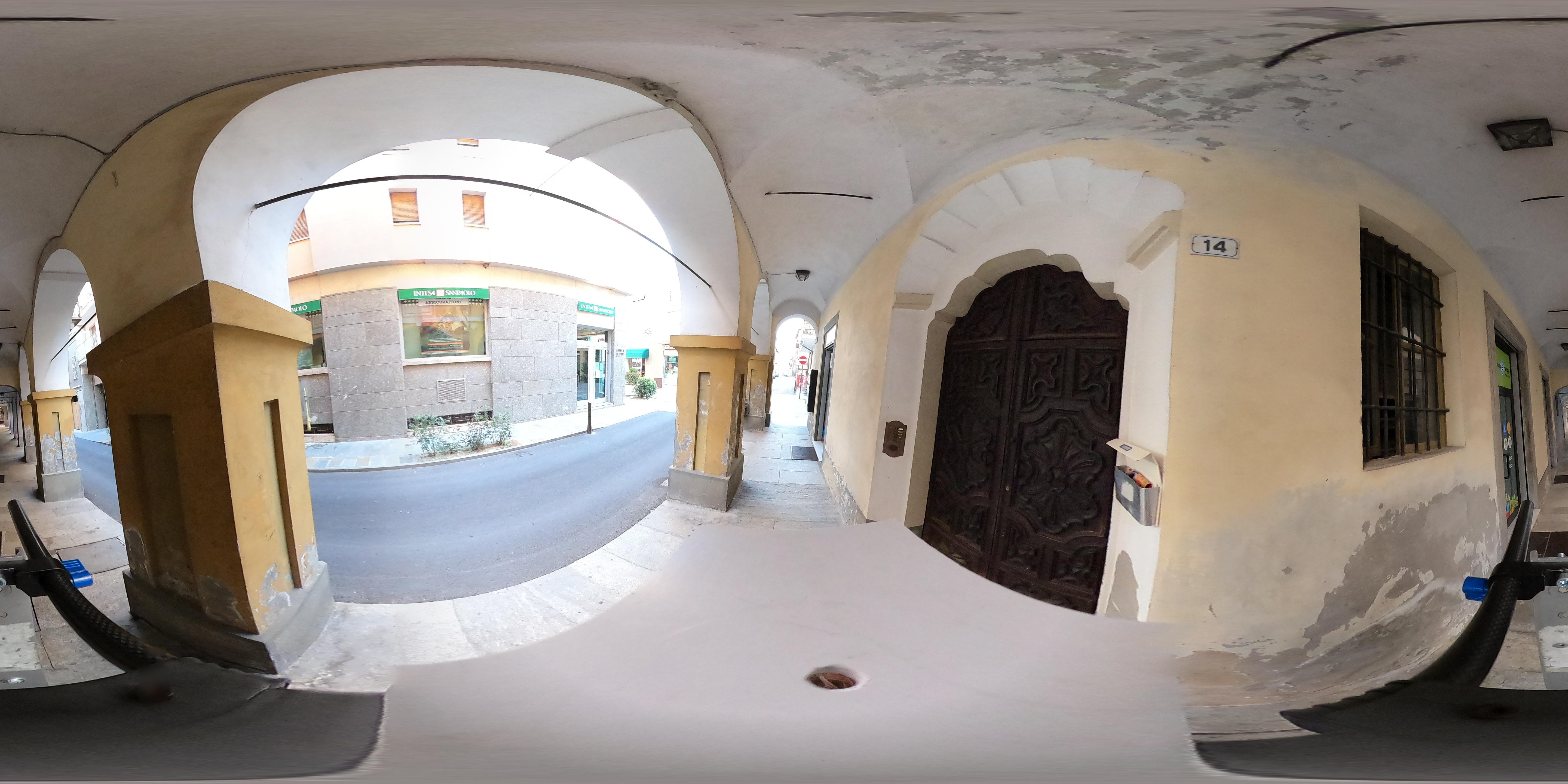 Street view of Nizza Monferrato