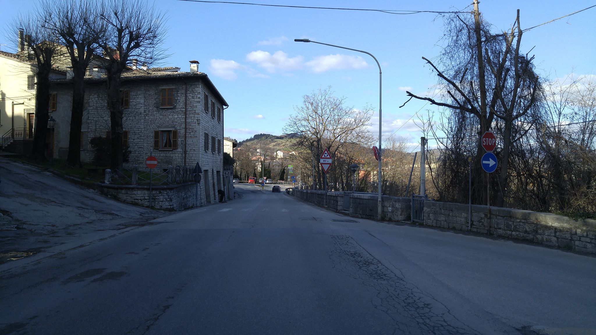 Street view of Cagli