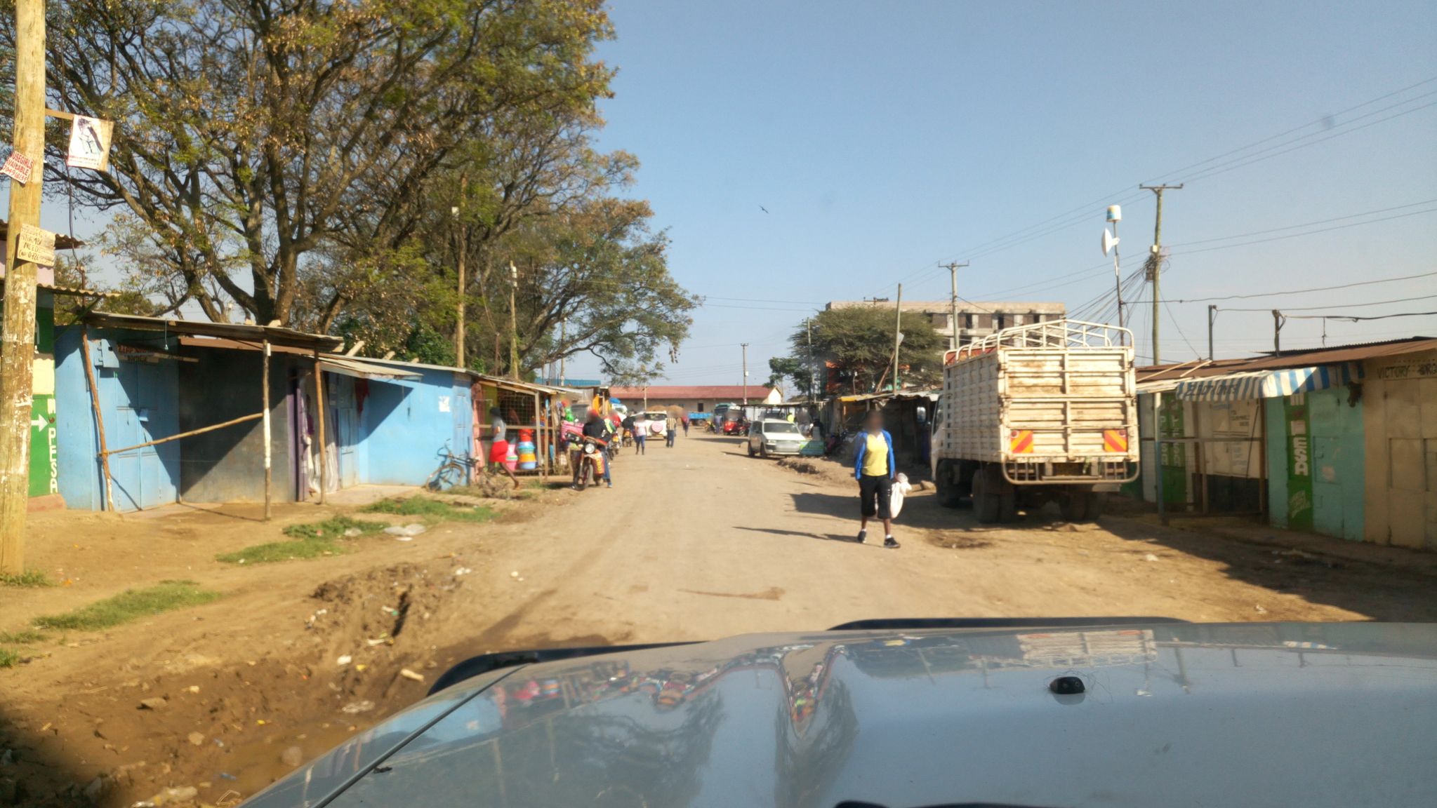 Street view of Nanyuki