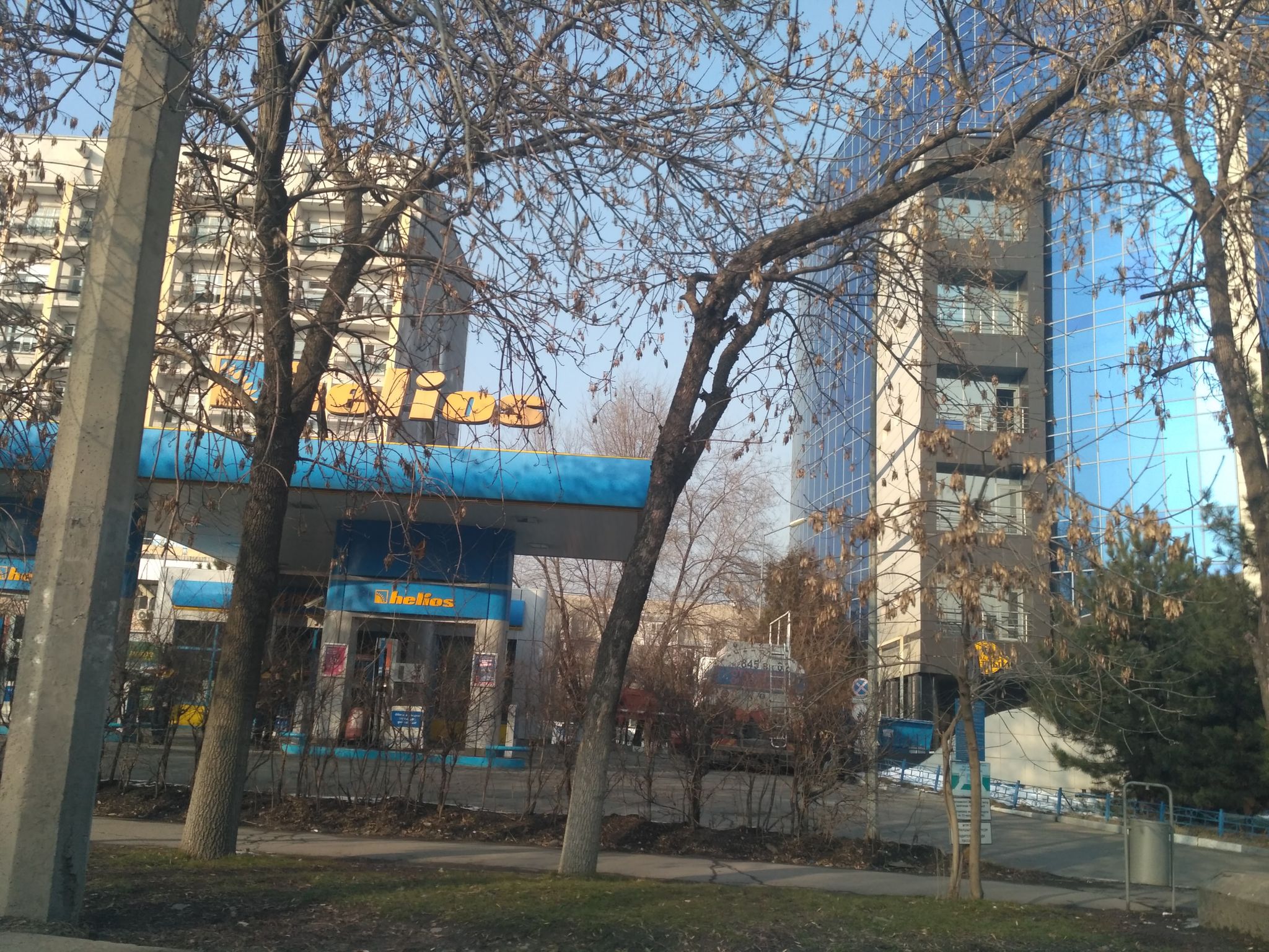 Street view of Almaty