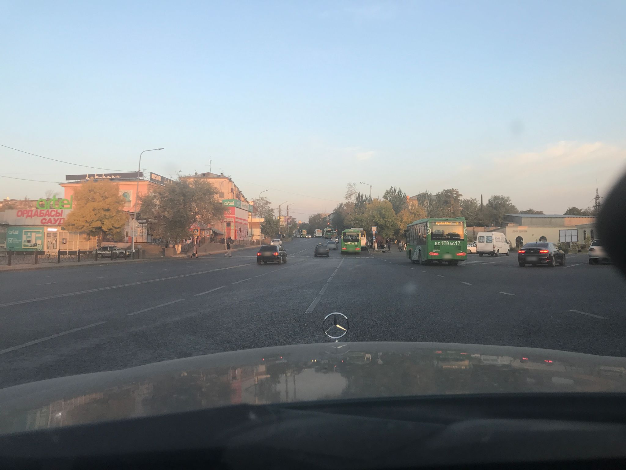 Street view of Shymkent