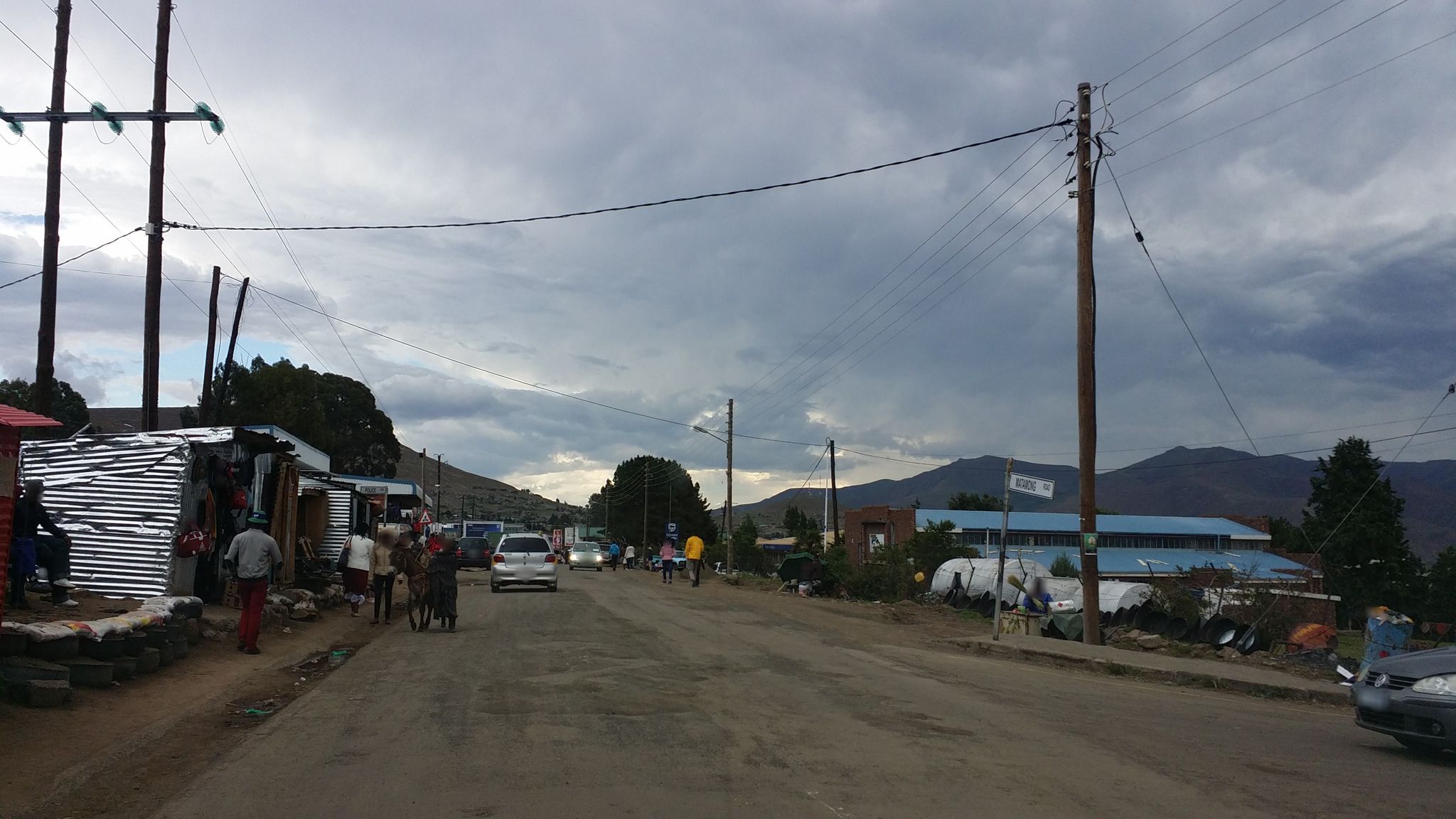 Street view of Mokhotlong