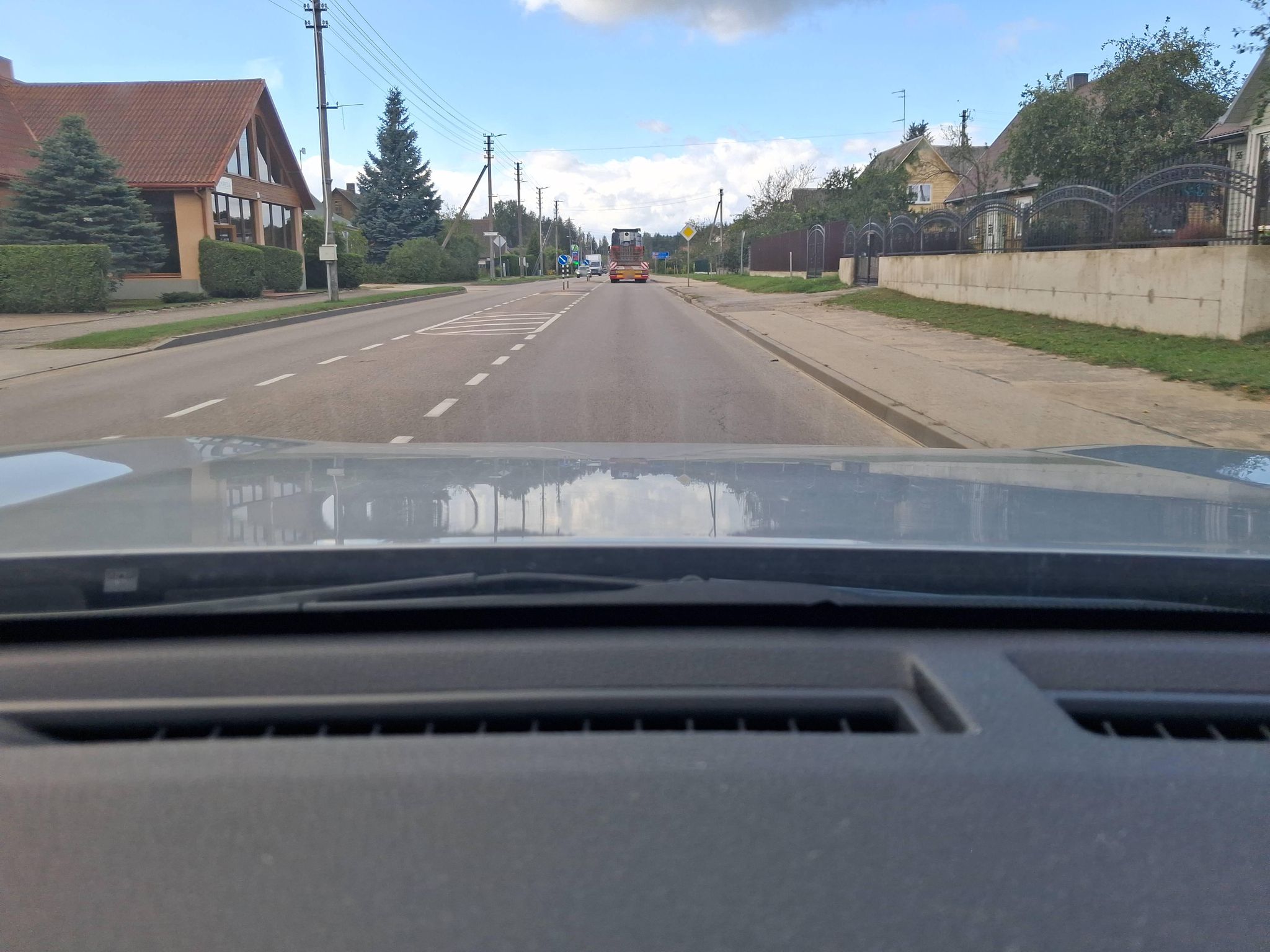 Street view of Pabradė