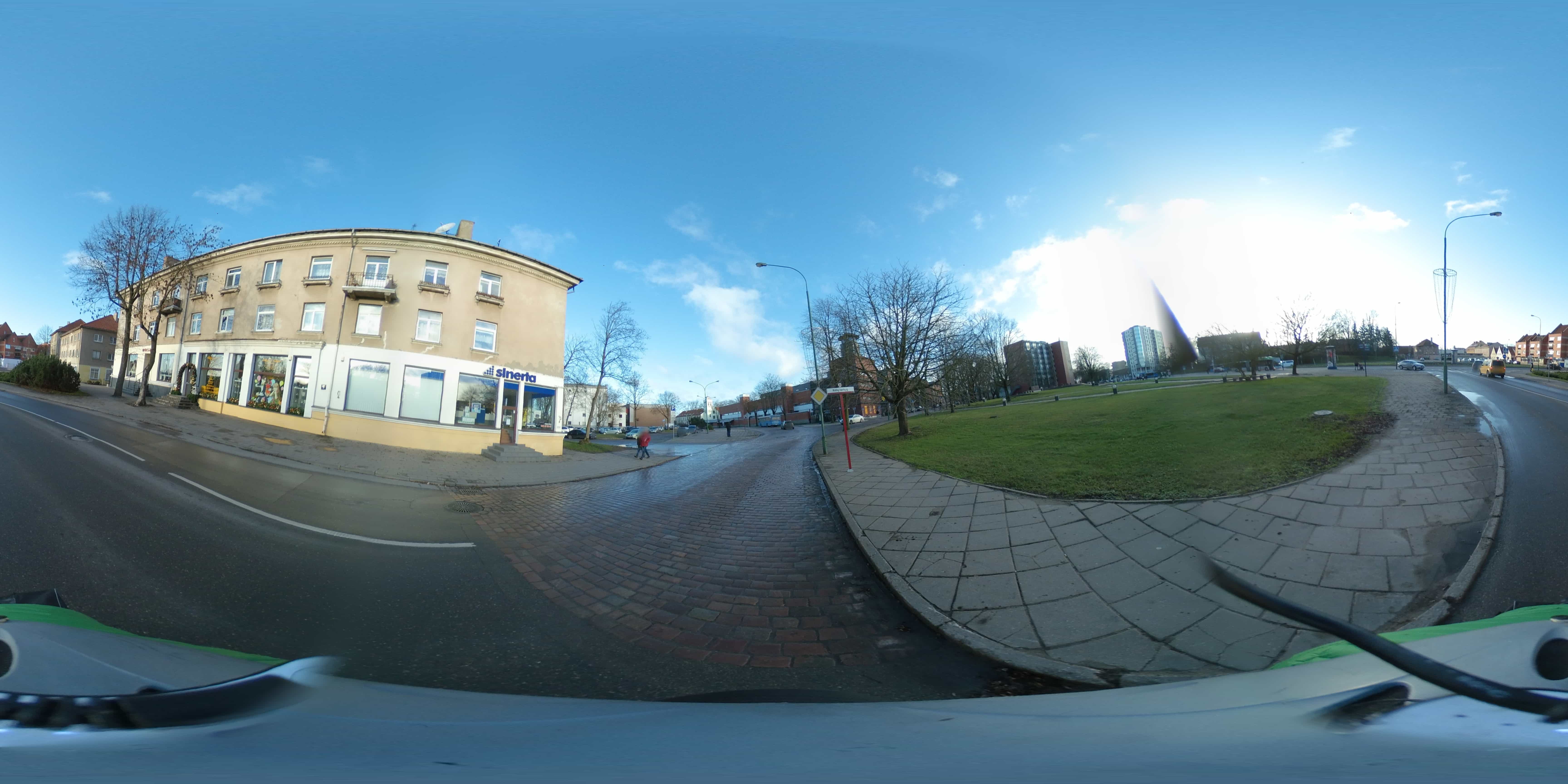Street view of Klaipėda