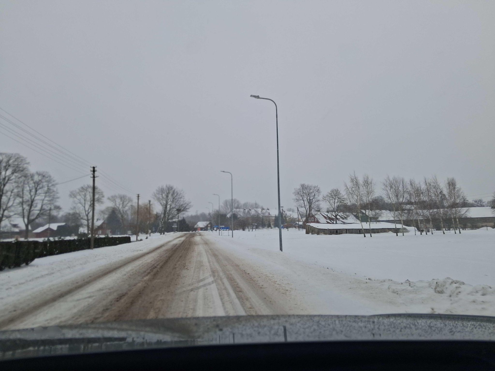 Street view of Rusnė