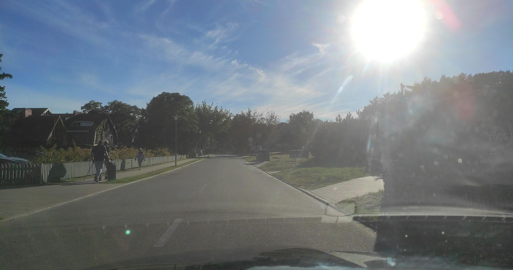 Street view of Pervalka