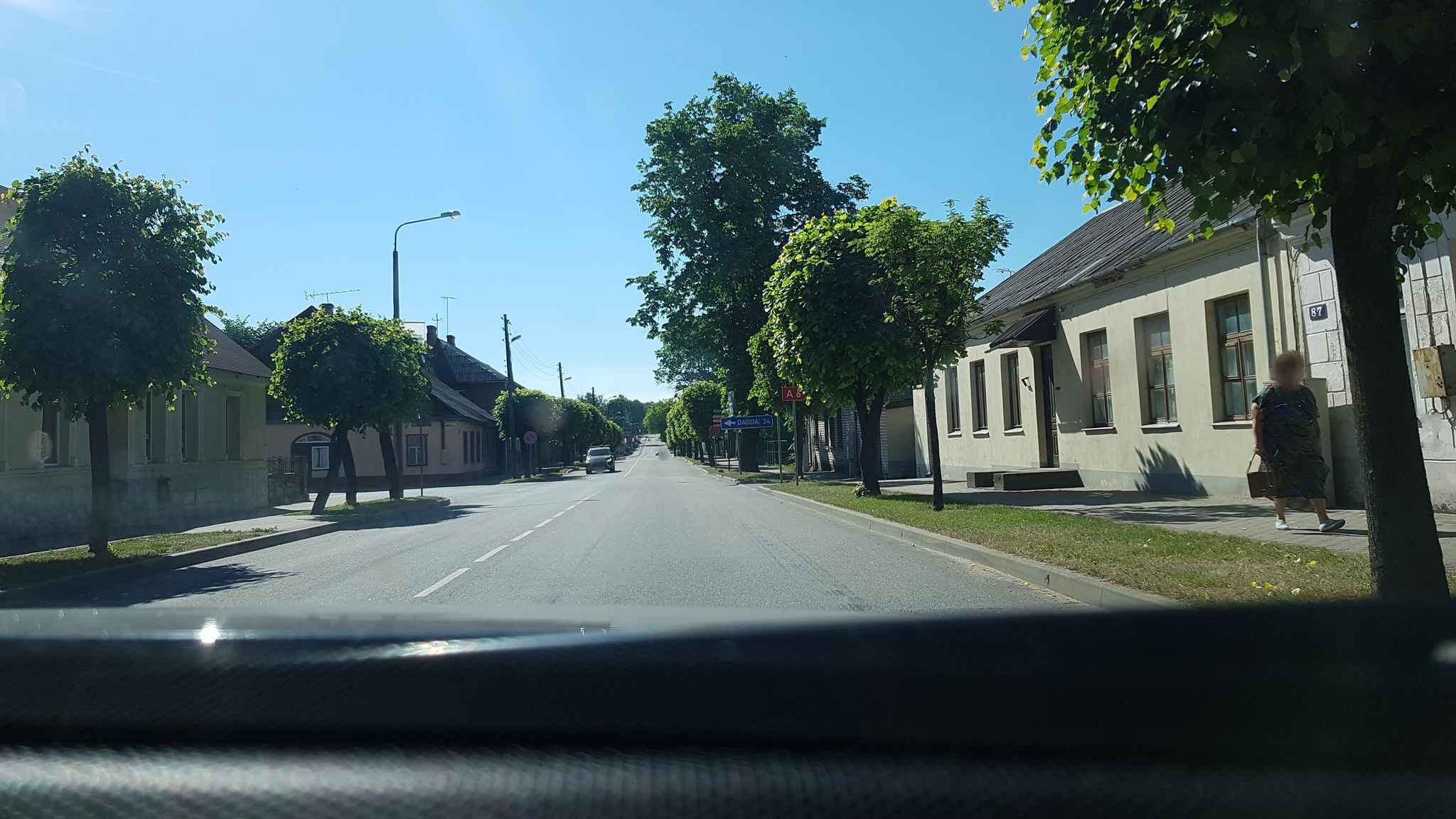 Street view of Krāslava