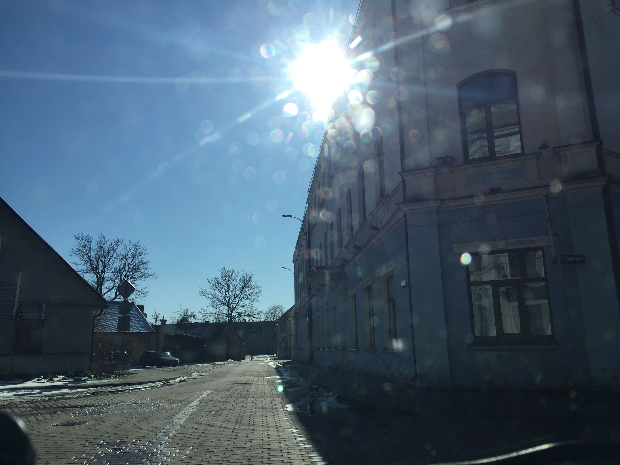 Street view of Ventspils