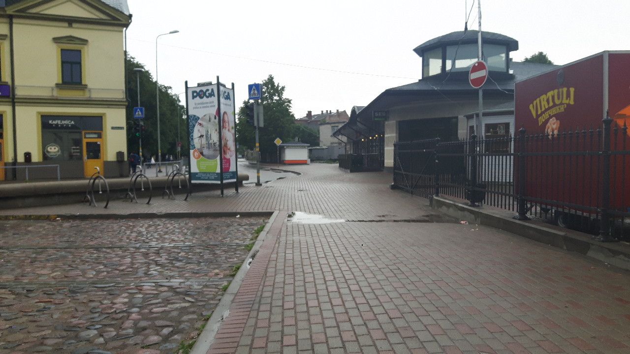 Street view of Liepāja