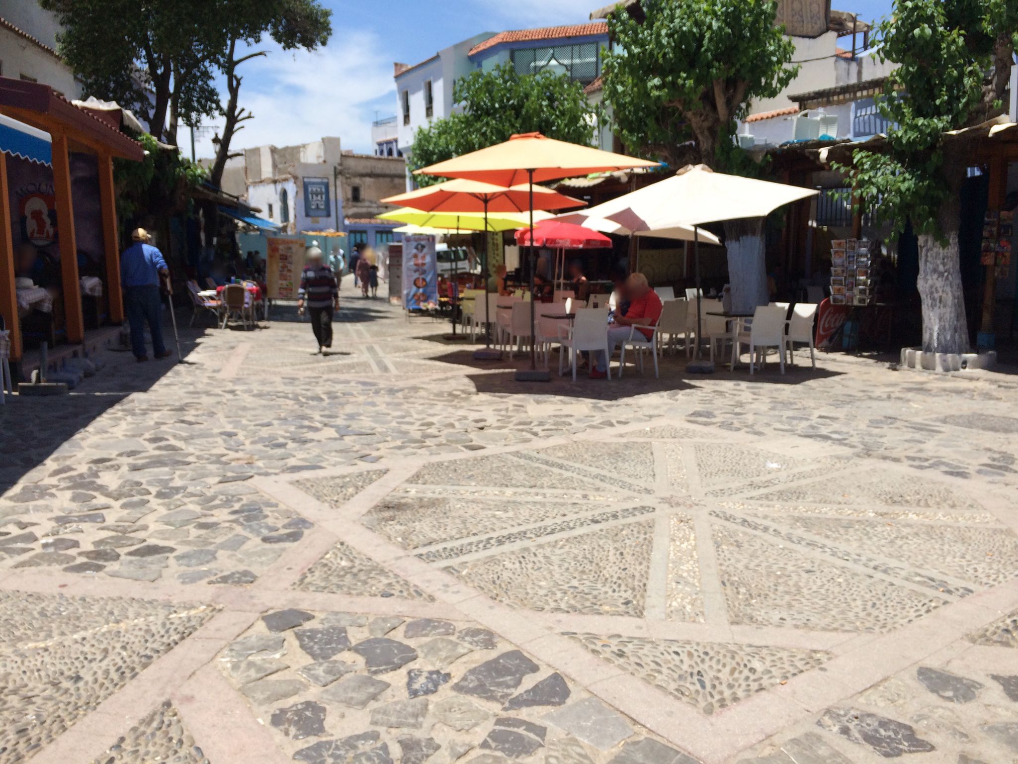 Street view of Chefchaouen
