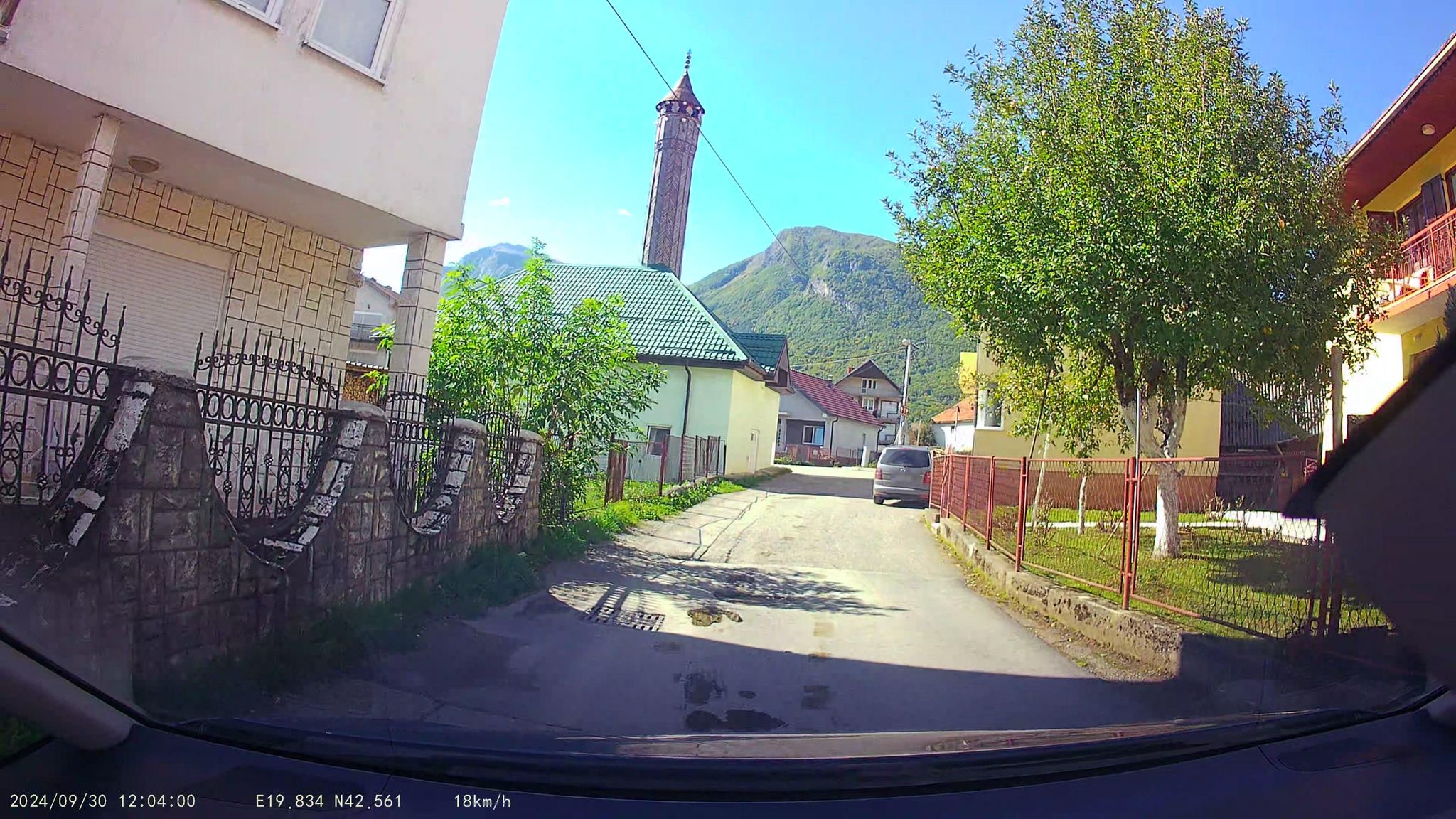 Street view of Gusinje