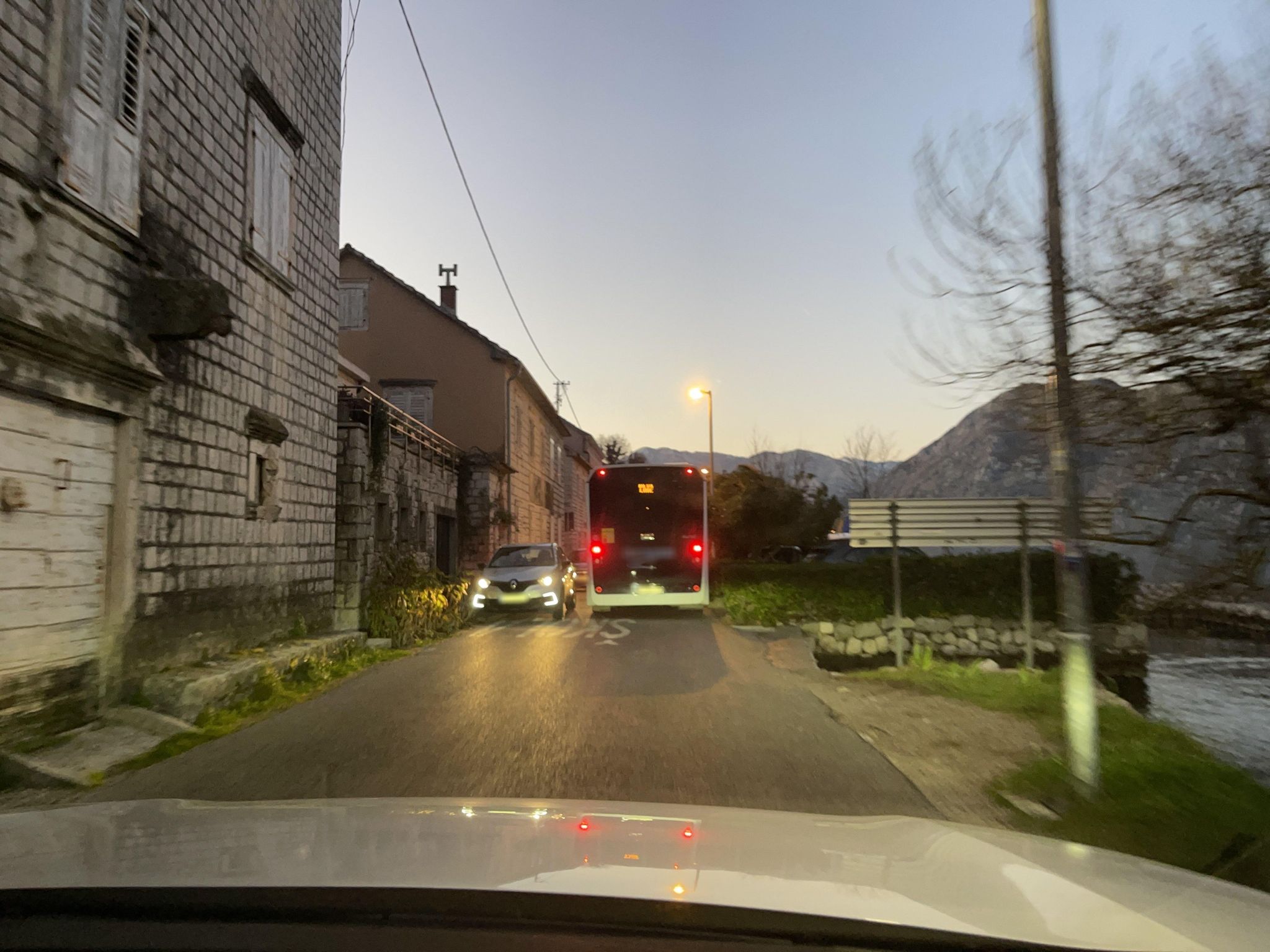 Street view of Prčanj