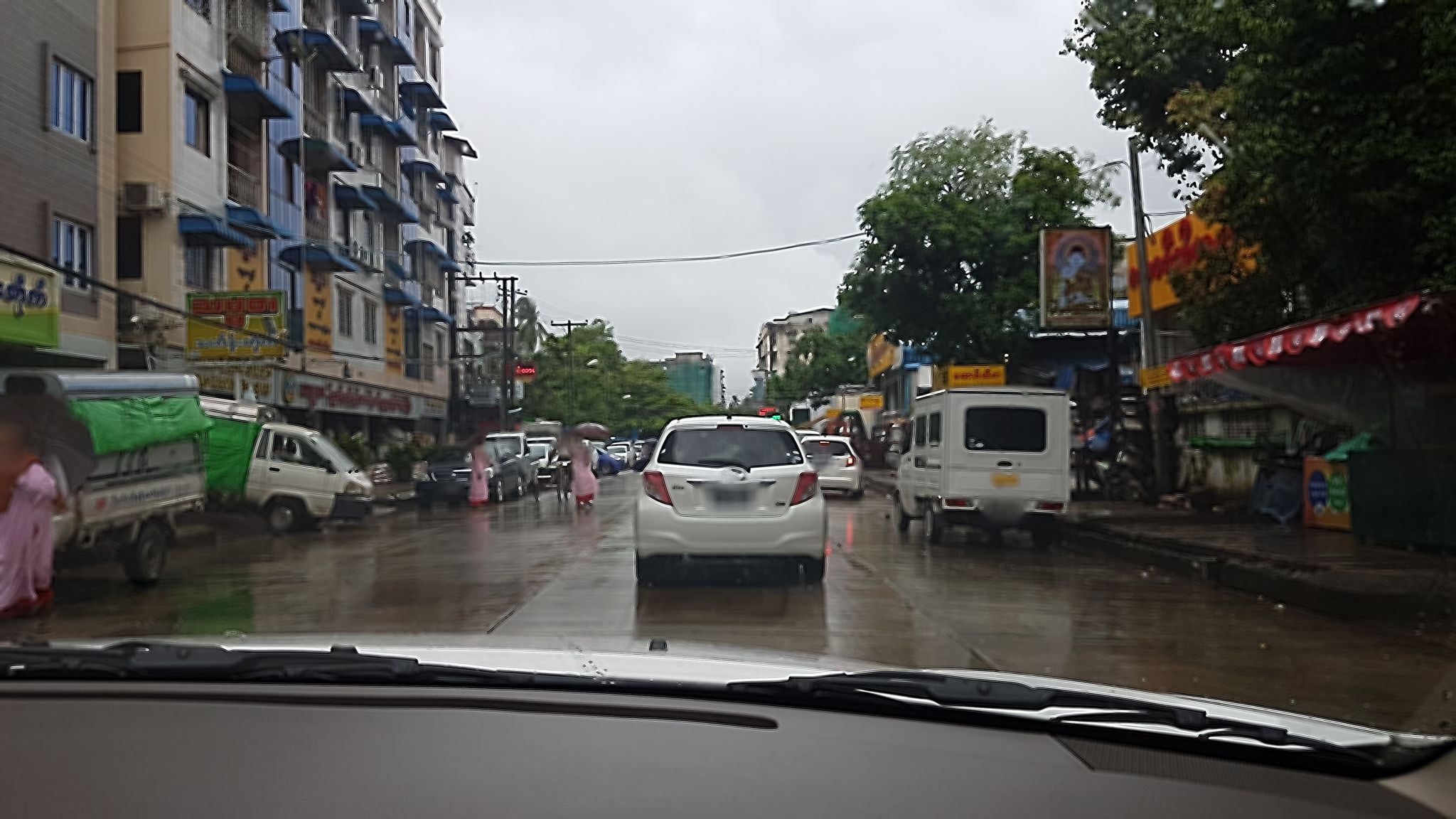 Street view of Yangon
