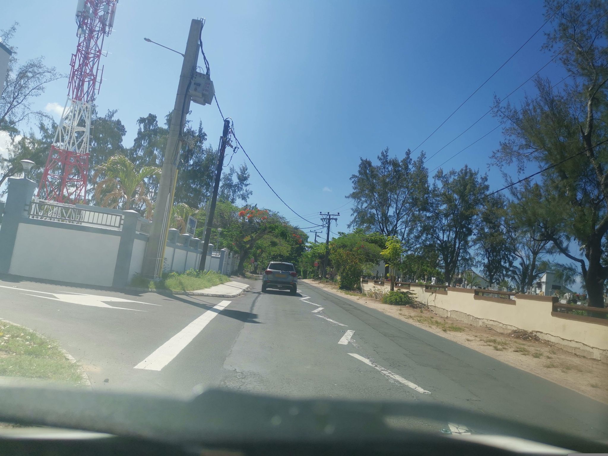 Street view of Cap Malheureux