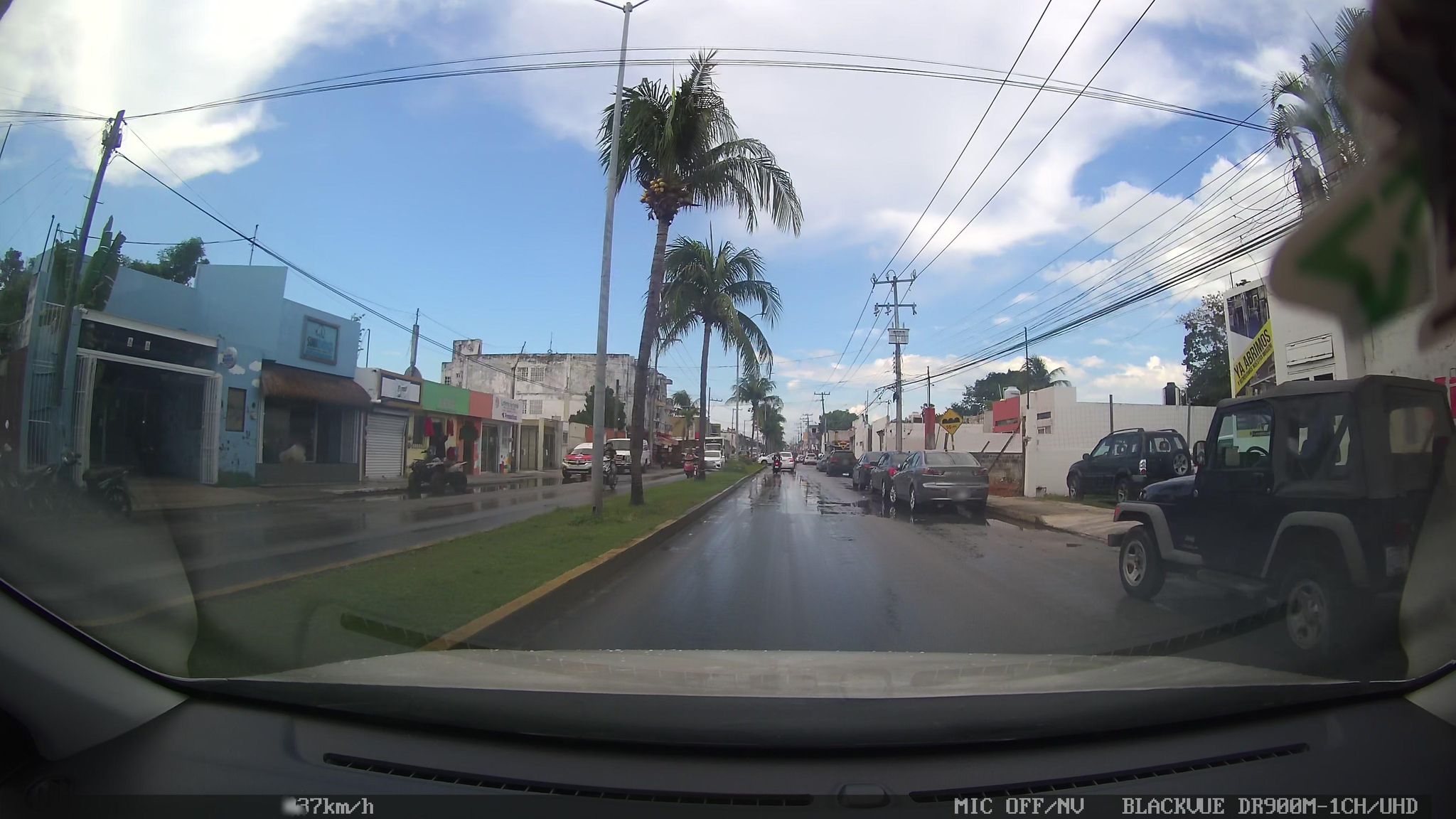 Street view of Cozumel