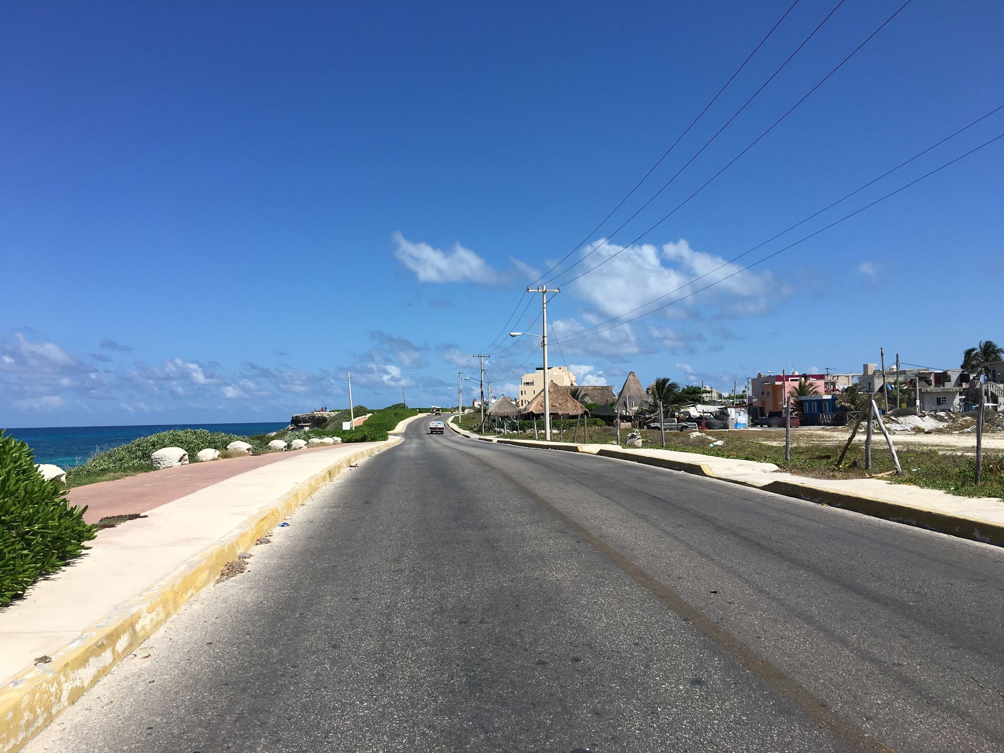 Street view of Isla Mujeres