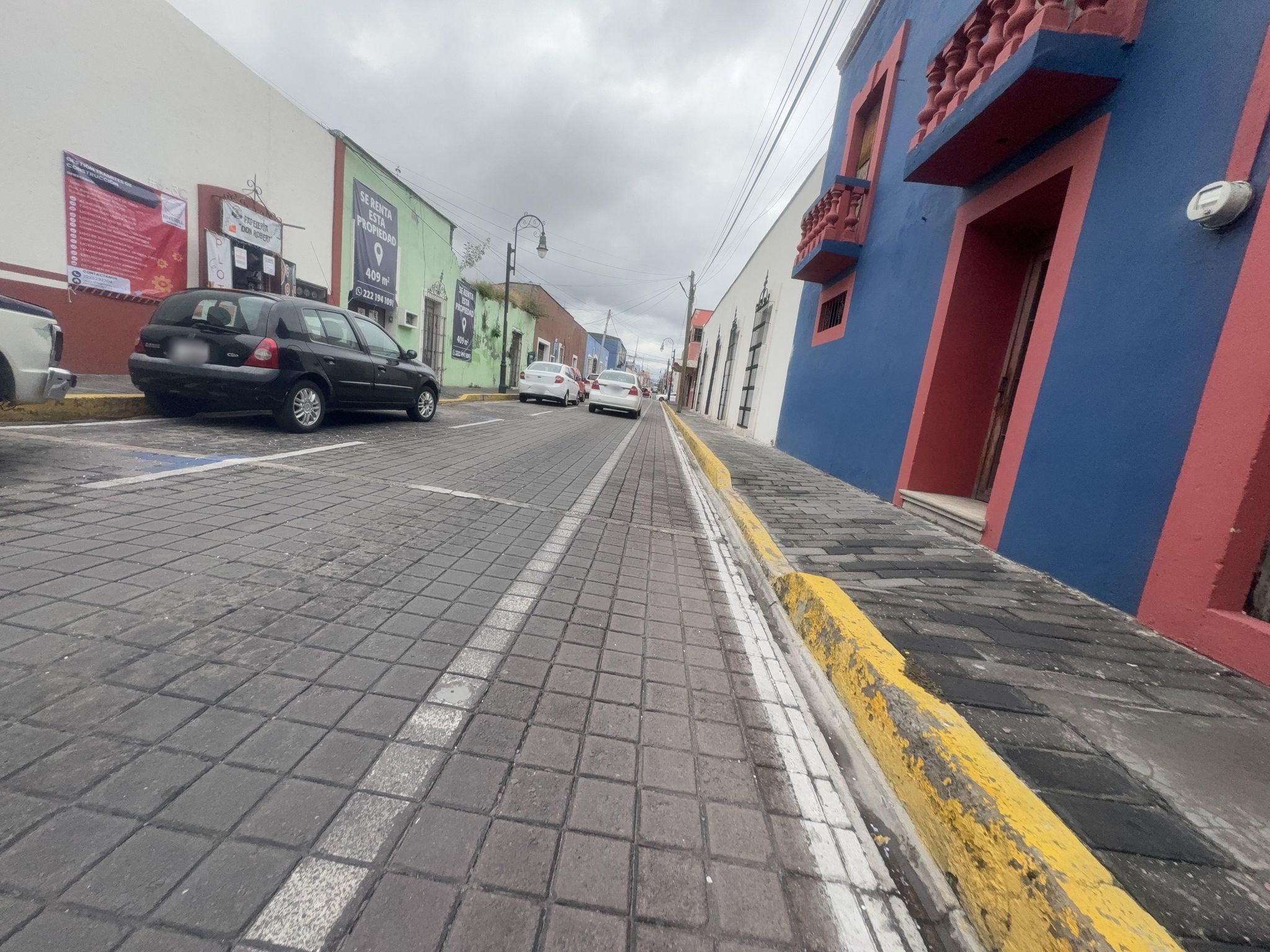 Street view of Cholula