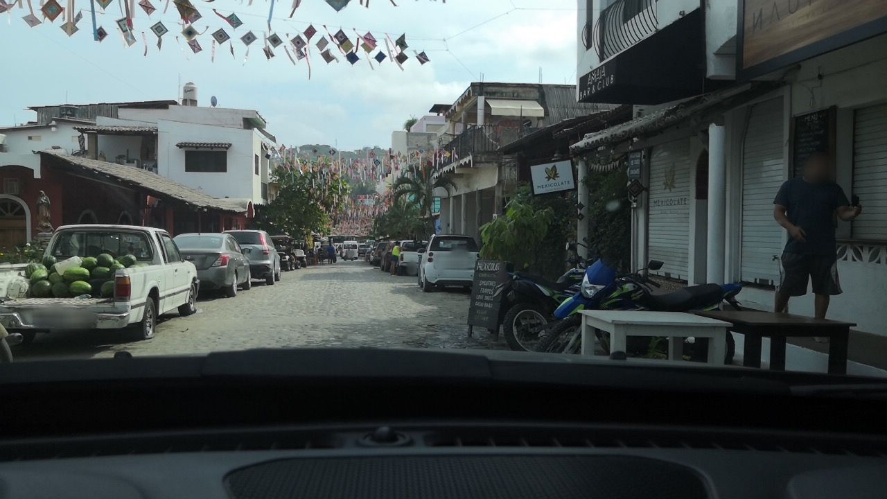 Street view of Sayulita