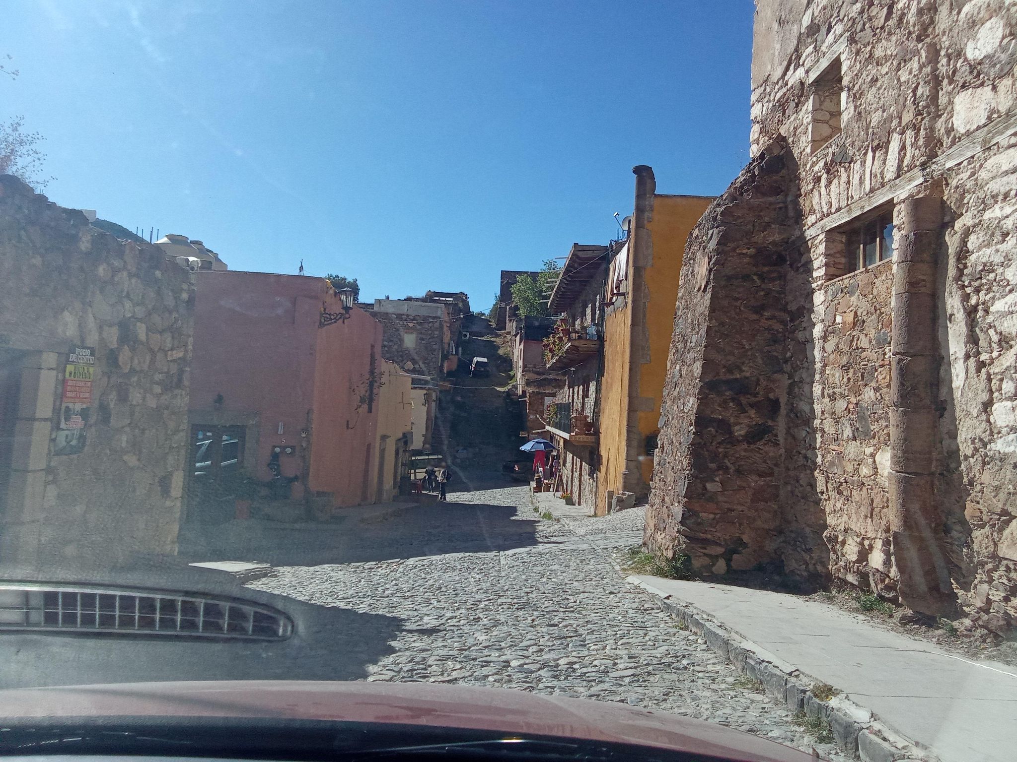Street view of Real de Catorce