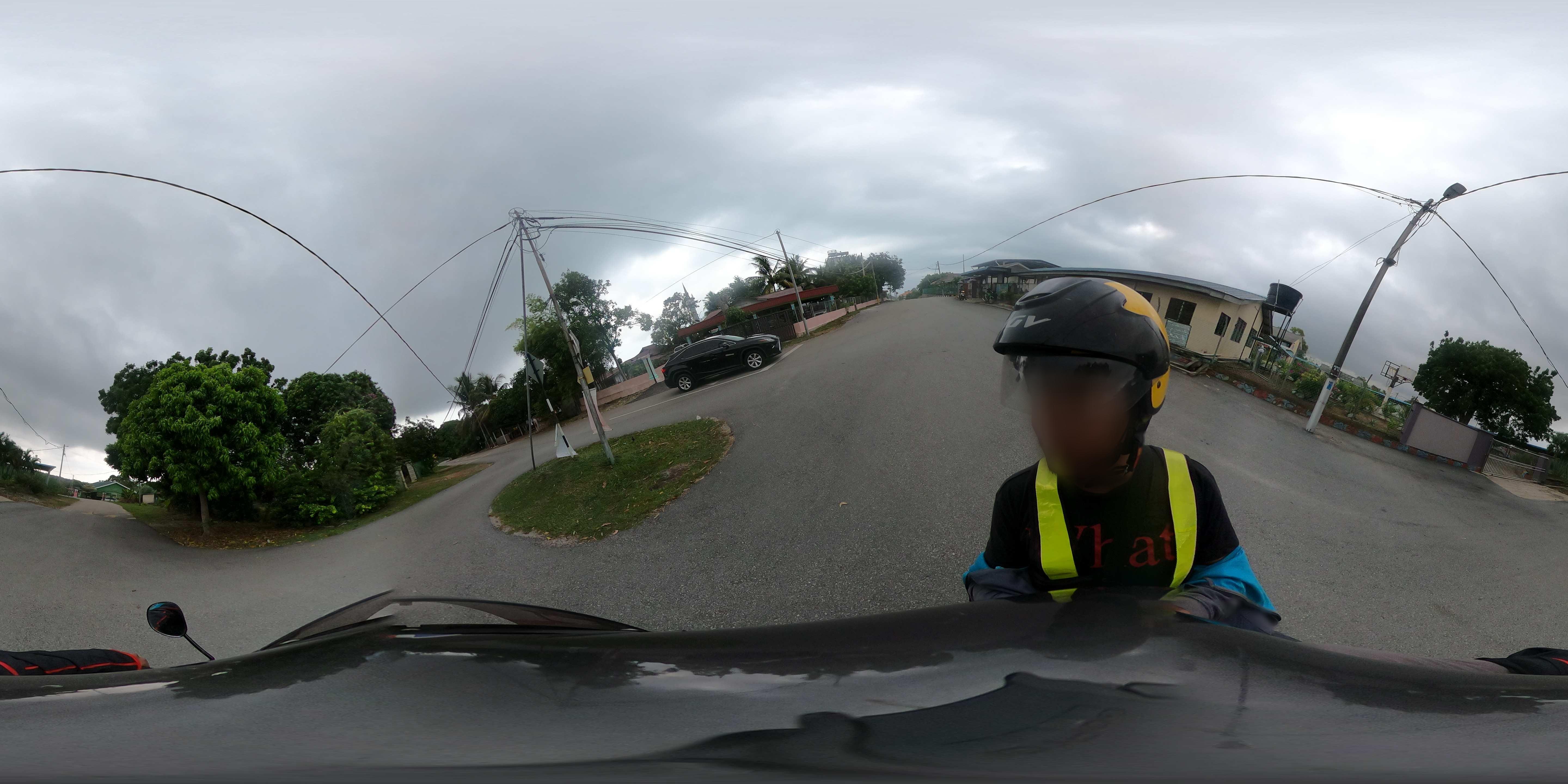 Street view of Kampung Teluk Kemang
