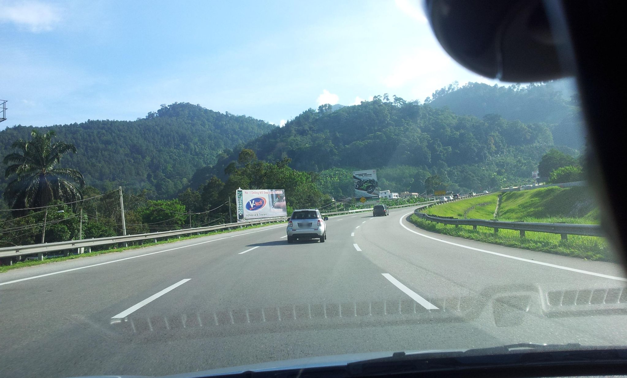 Street view of Kampung Bukit Tinggi, Bentong
