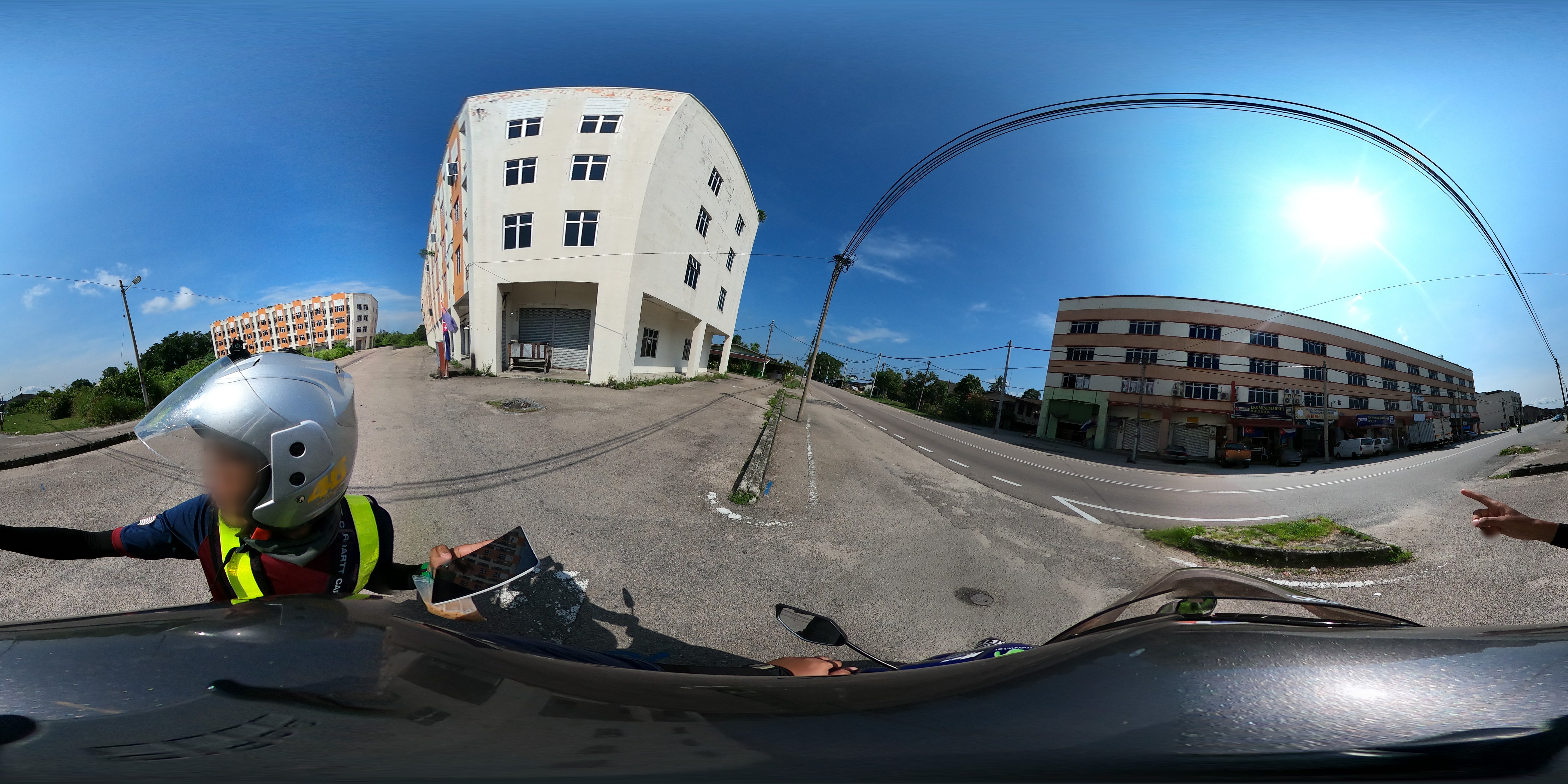 Street view of Padang Endau