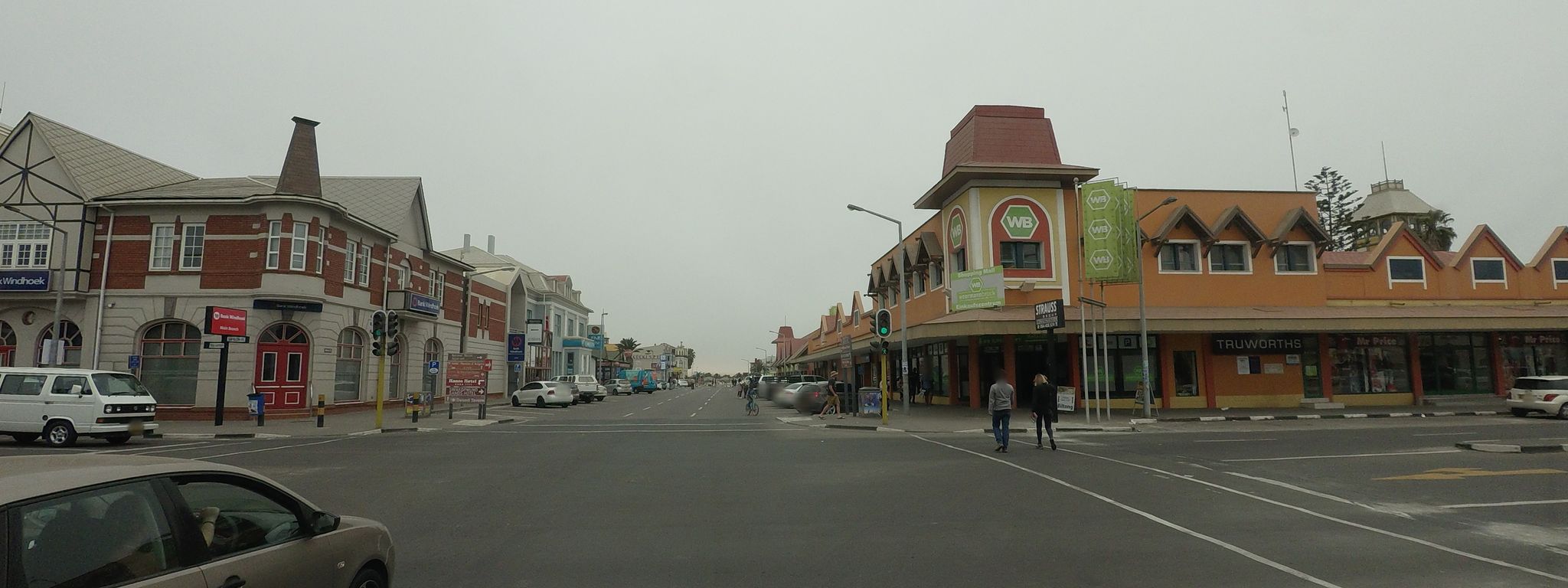 Street view of Swakopmund