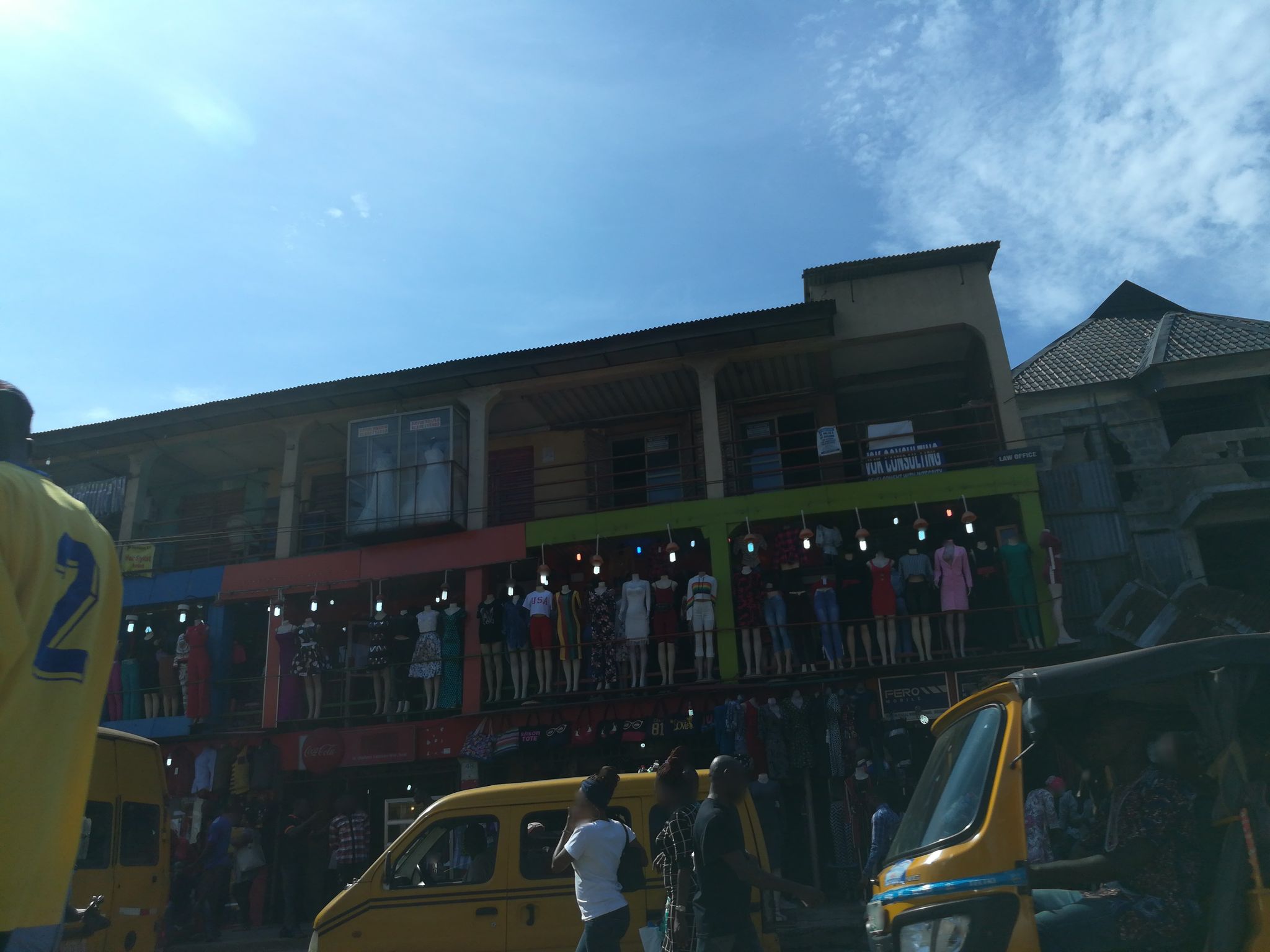 Street view of Ikeja