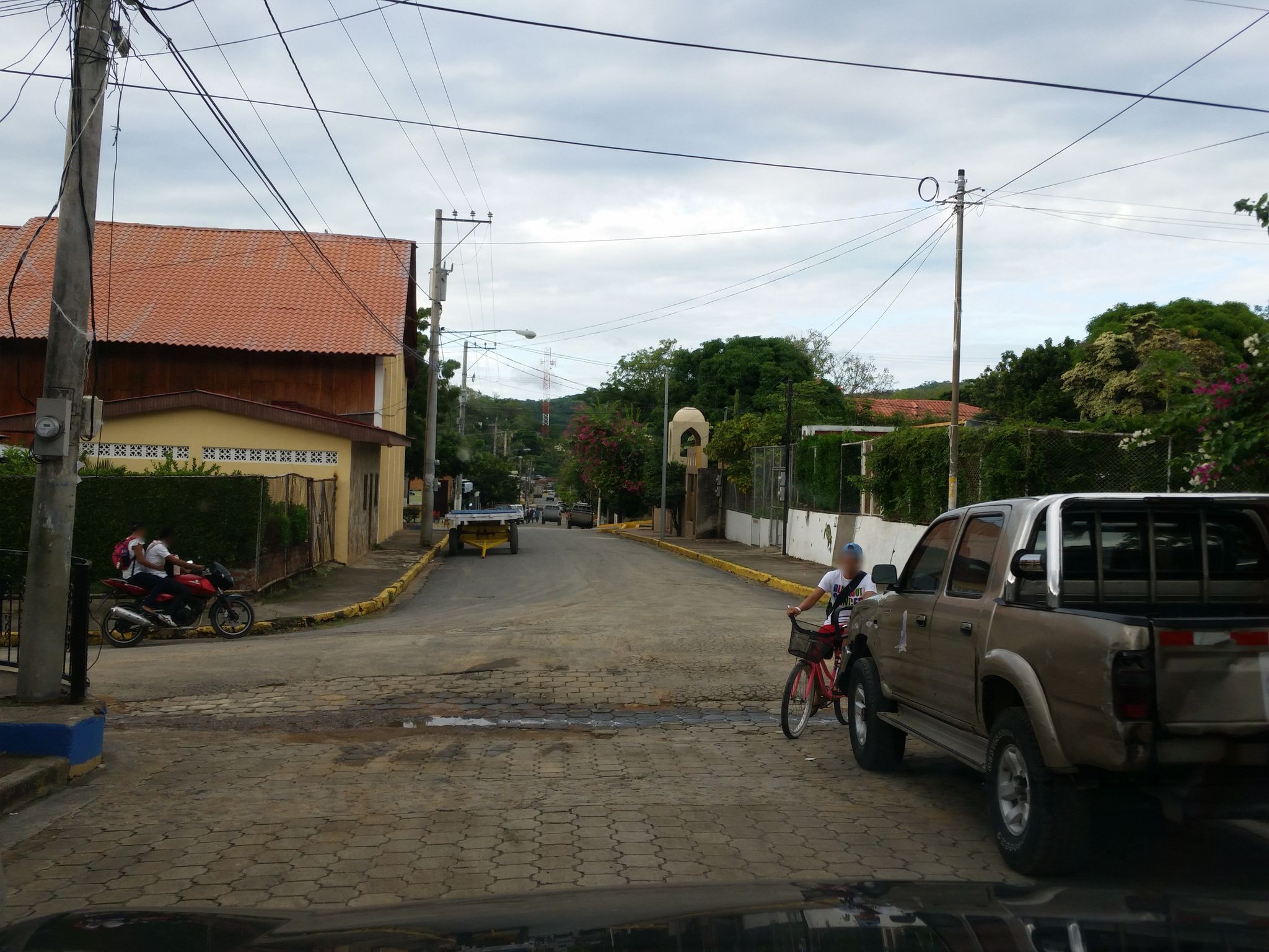 Street view of San Juan del Sur