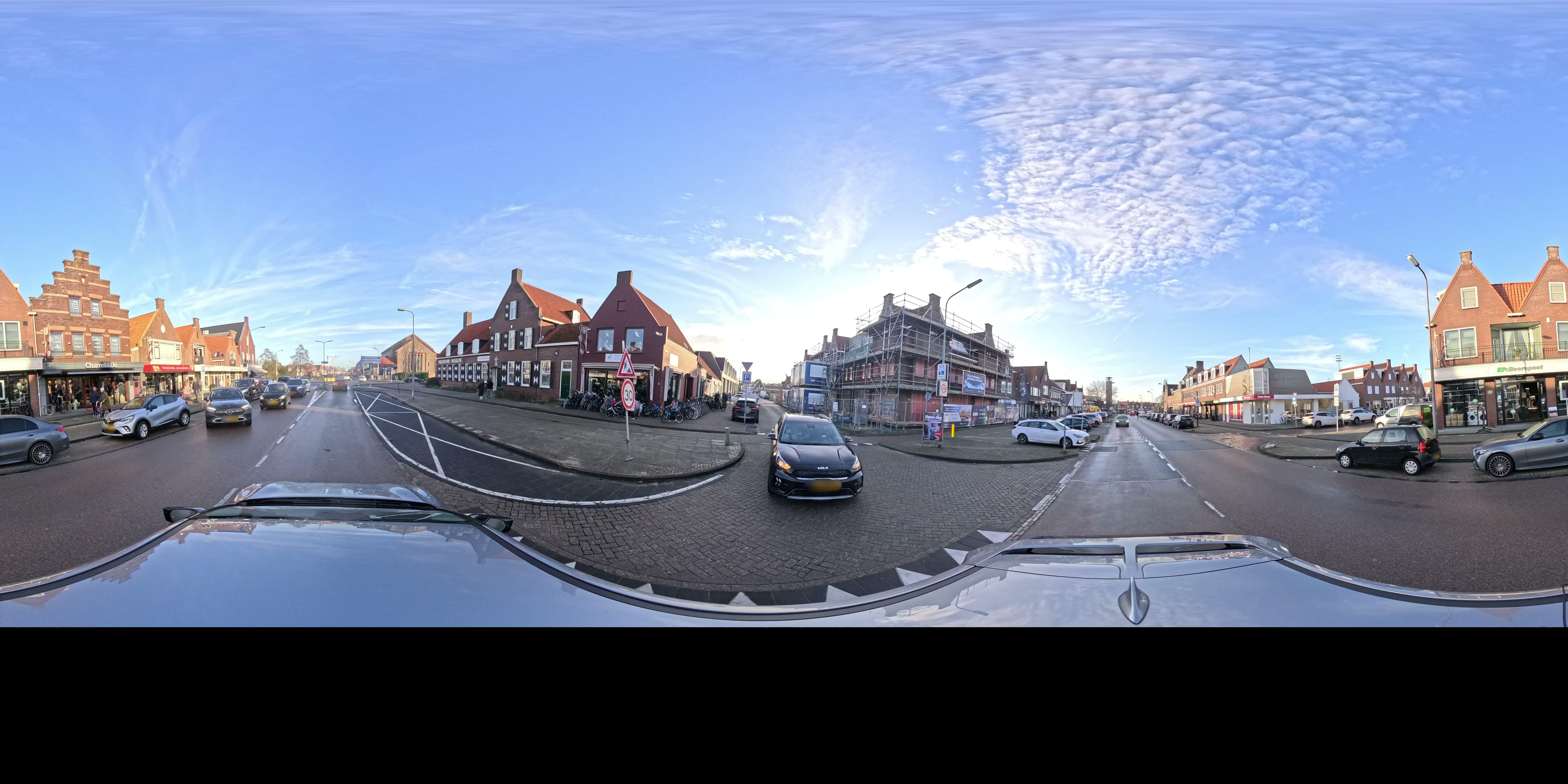 Street view of Volendam