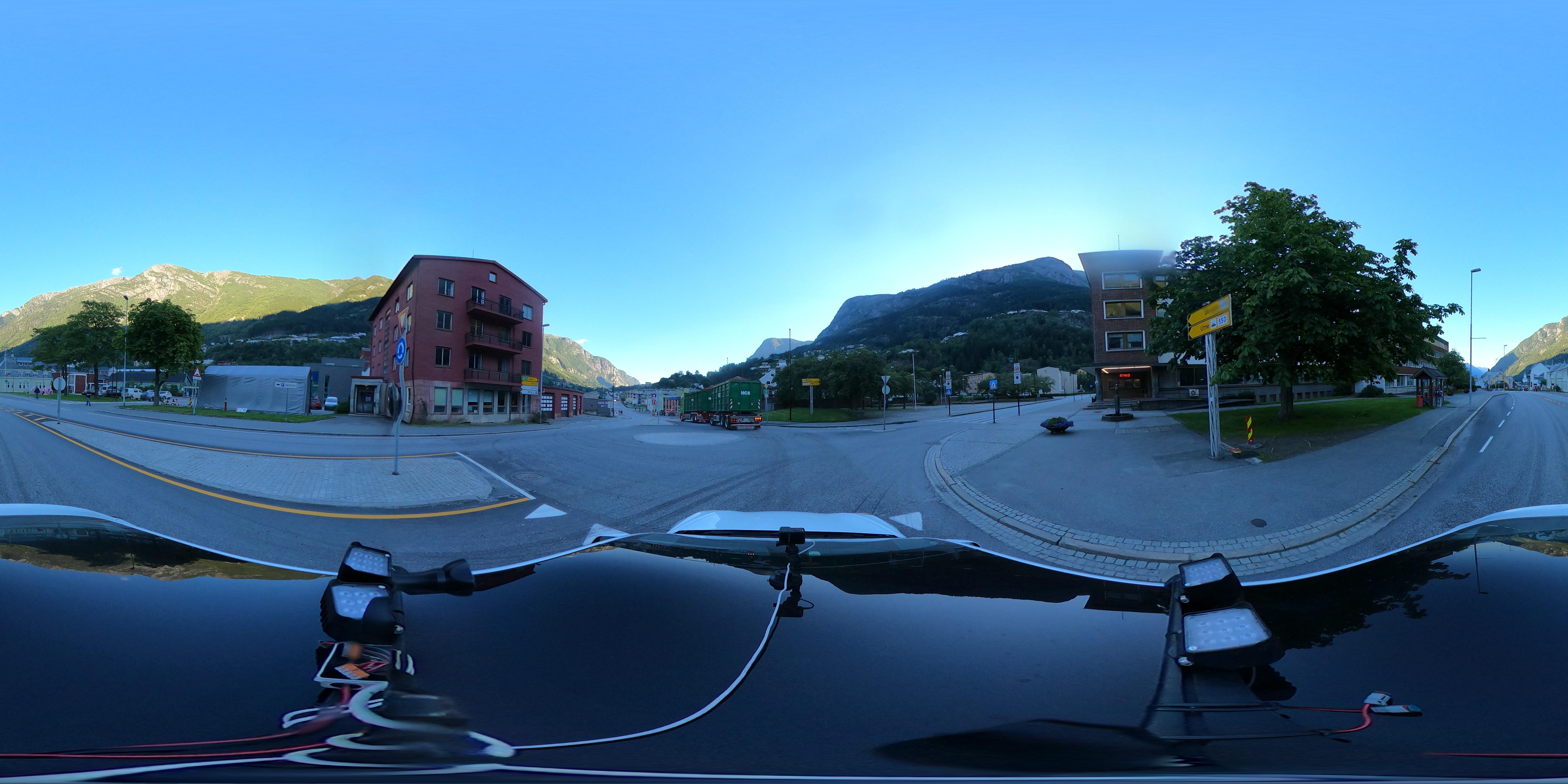 Street view of Odda
