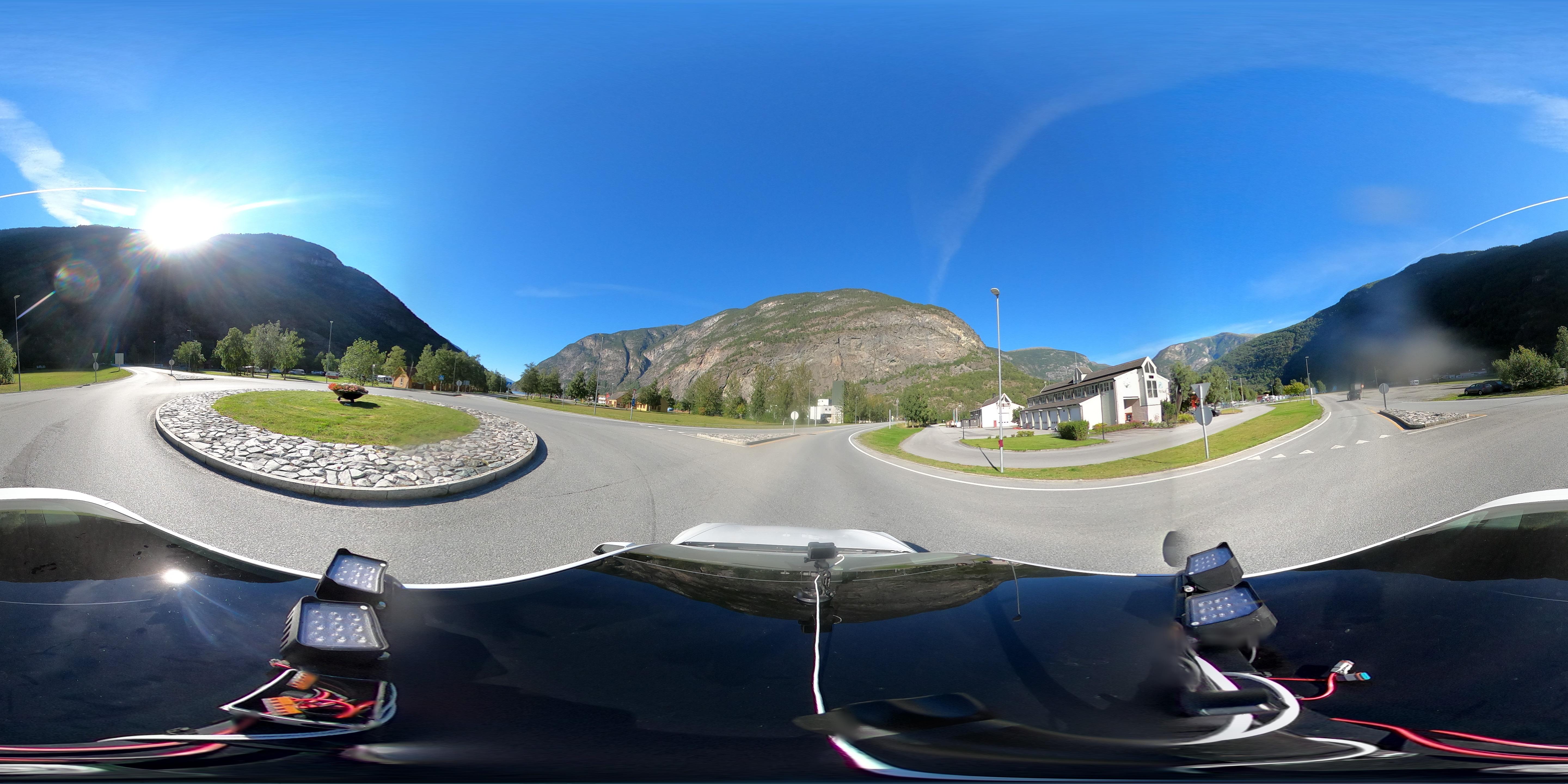 Street view of Lærdalsøyri