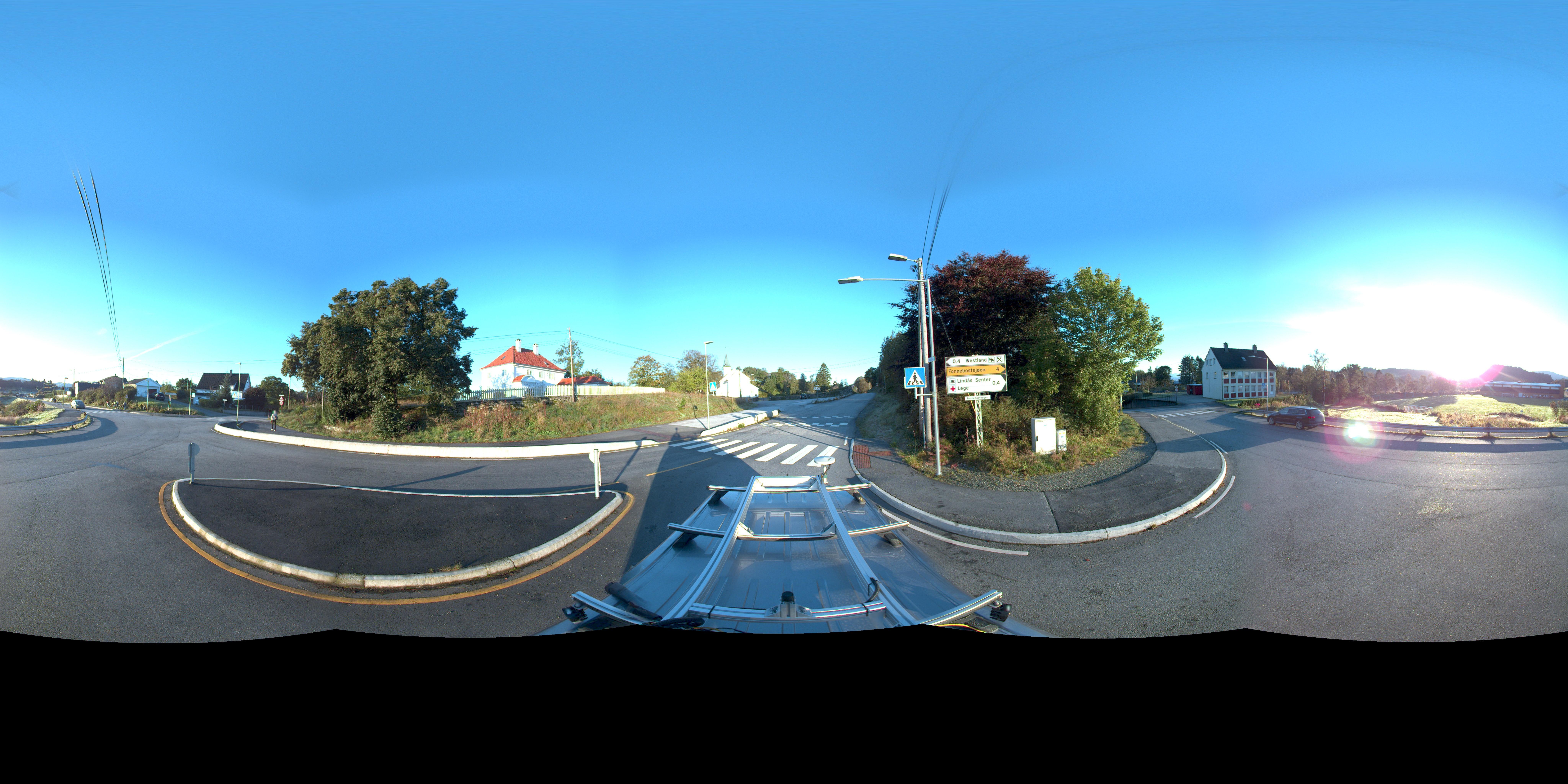 Street view of Lindås