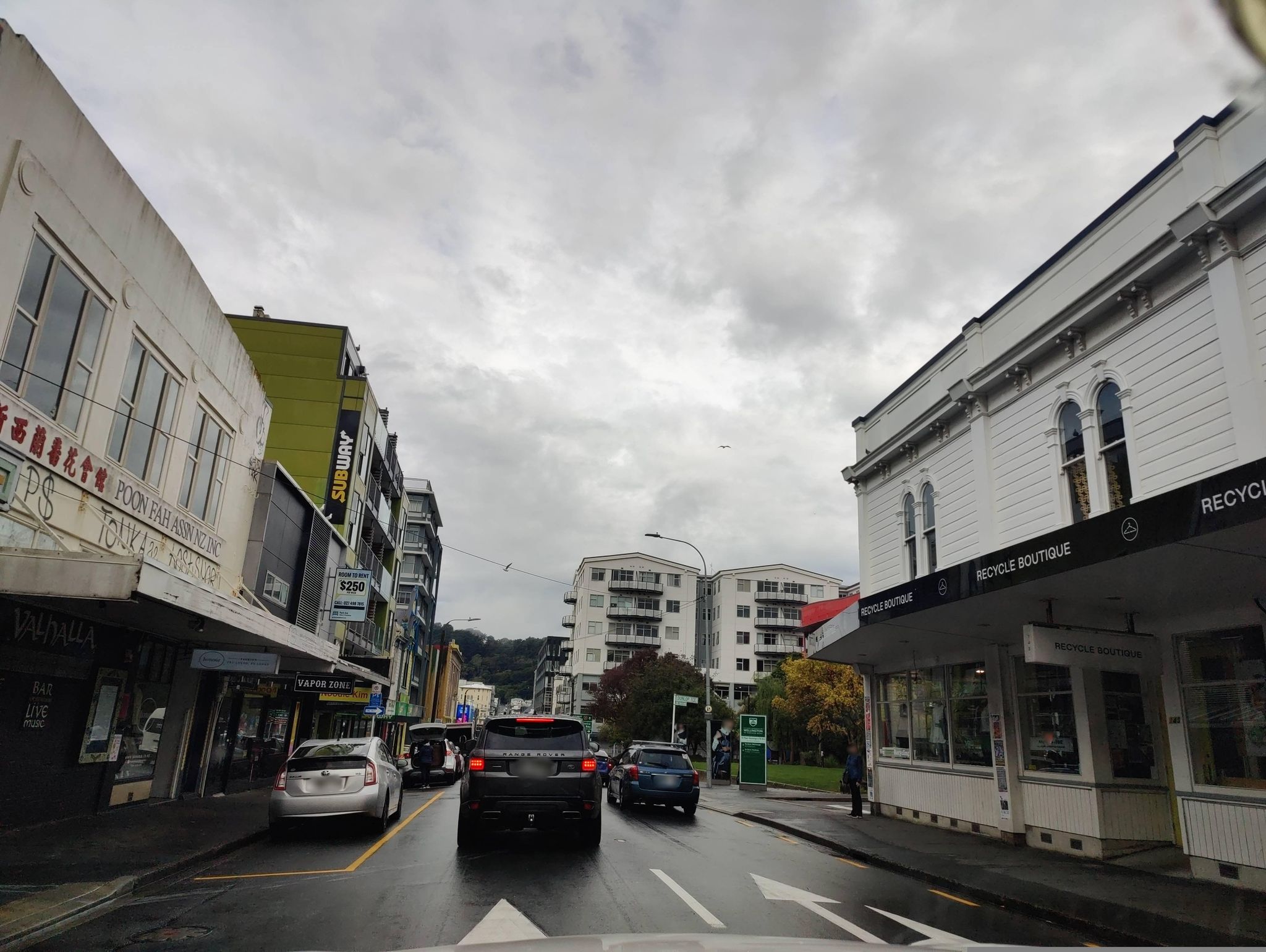 Street view of Te Aro