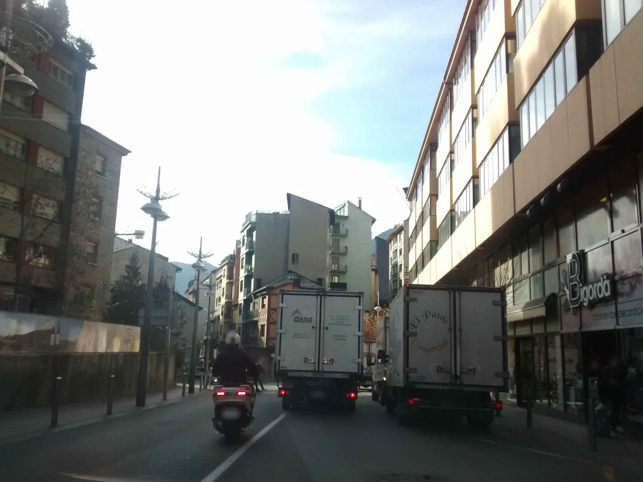 Street view of Andorra la Vella